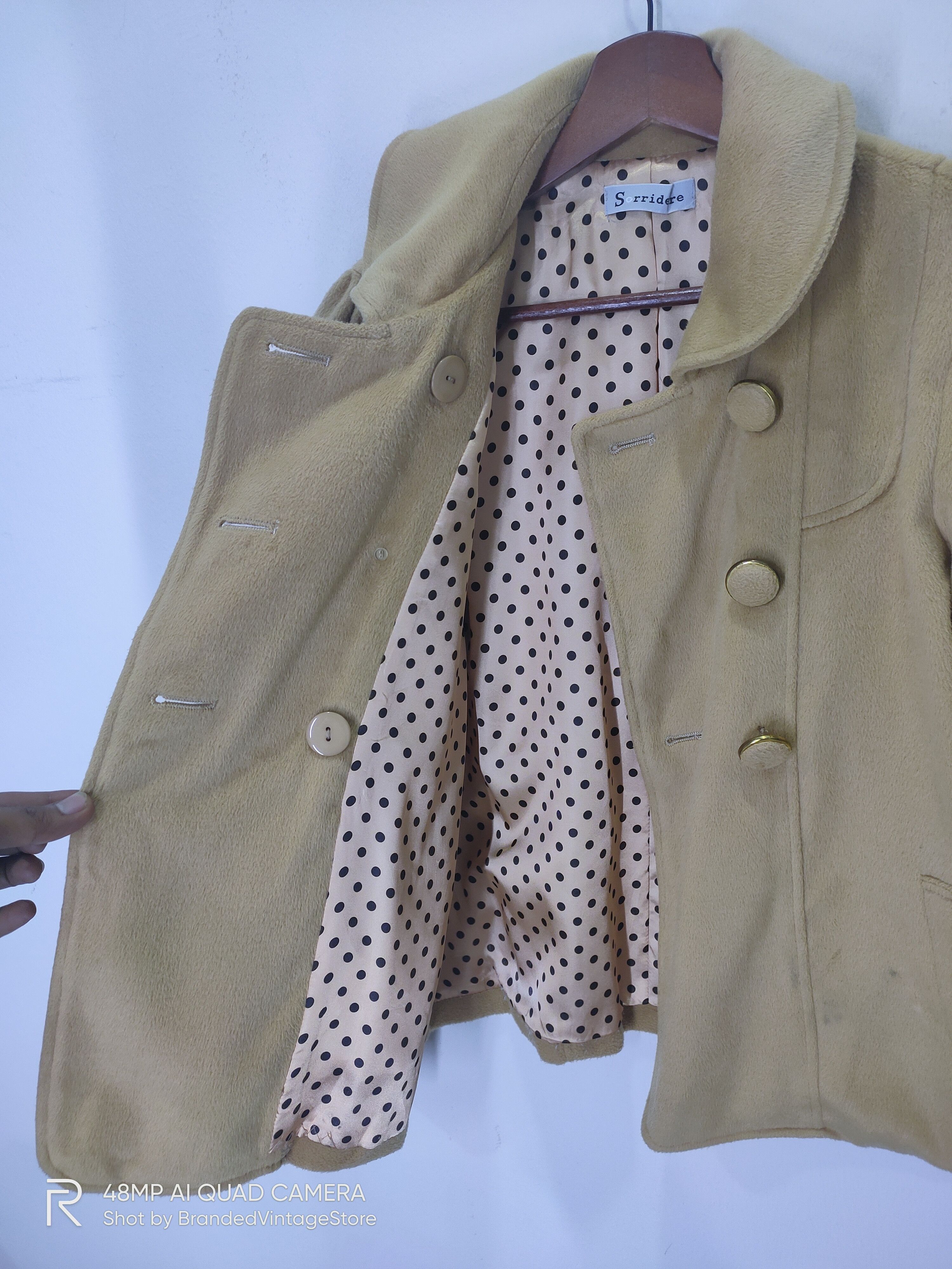 Japanese Brand SORRIDERE Fleece Double Breasted Casual Suits Blazer Jacket Size US M / EU 48-50 / 2 - 4 Thumbnail