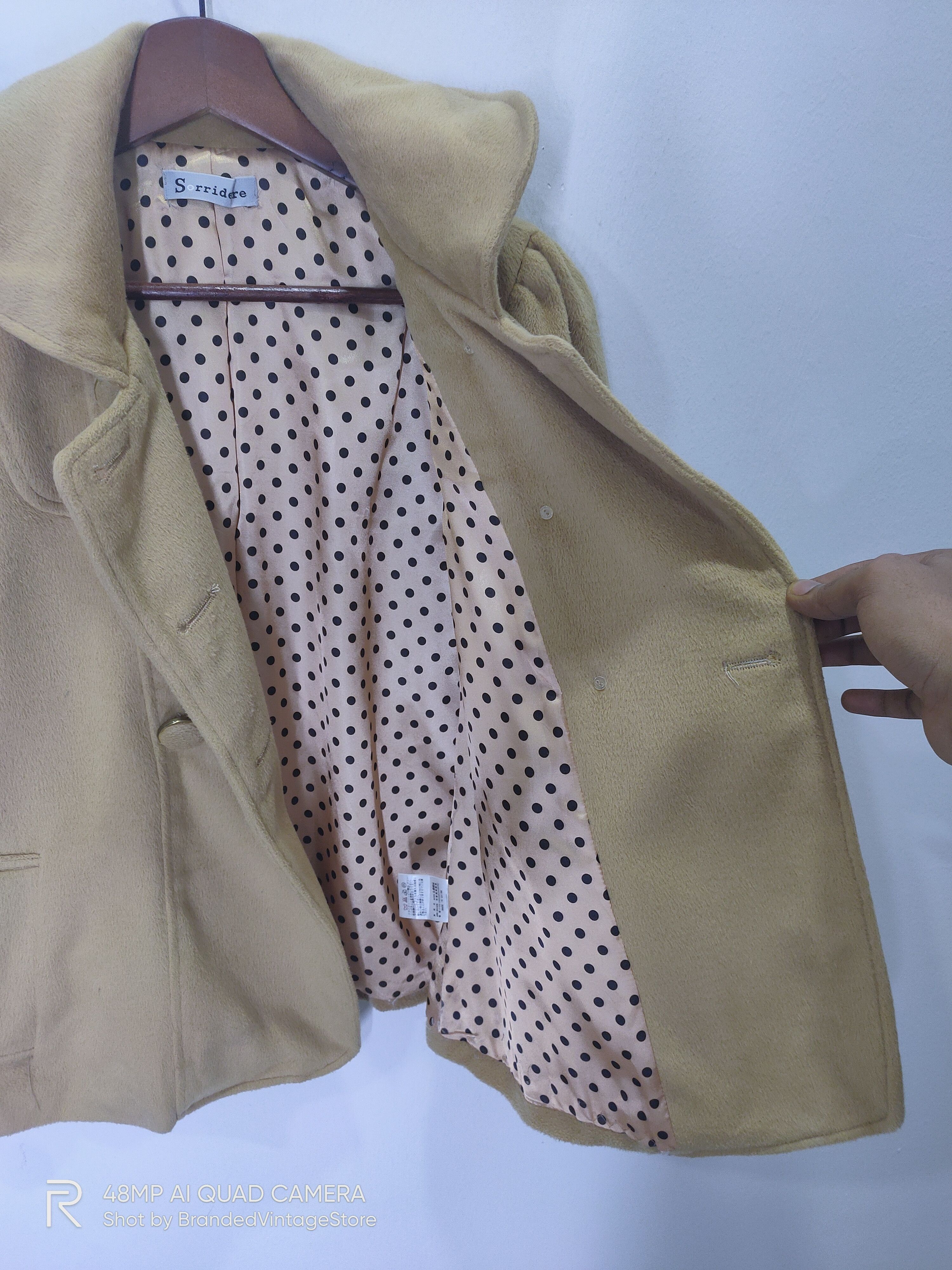 Japanese Brand SORRIDERE Fleece Double Breasted Casual Suits Blazer Jacket Size US M / EU 48-50 / 2 - 6 Thumbnail