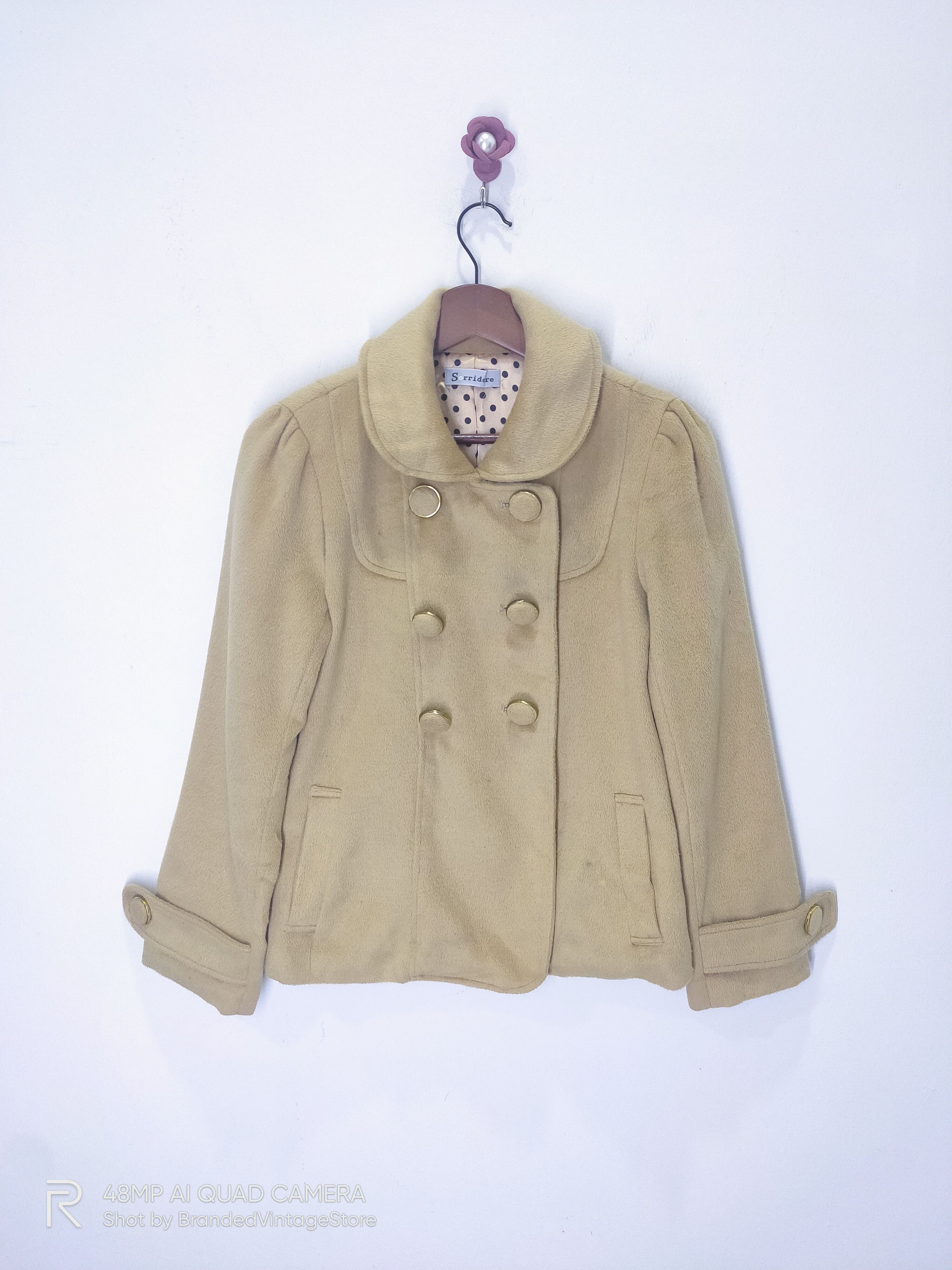 Japanese Brand SORRIDERE Fleece Double Breasted Casual Suits Blazer Jacket Size US M / EU 48-50 / 2 - 1 Thumbnail