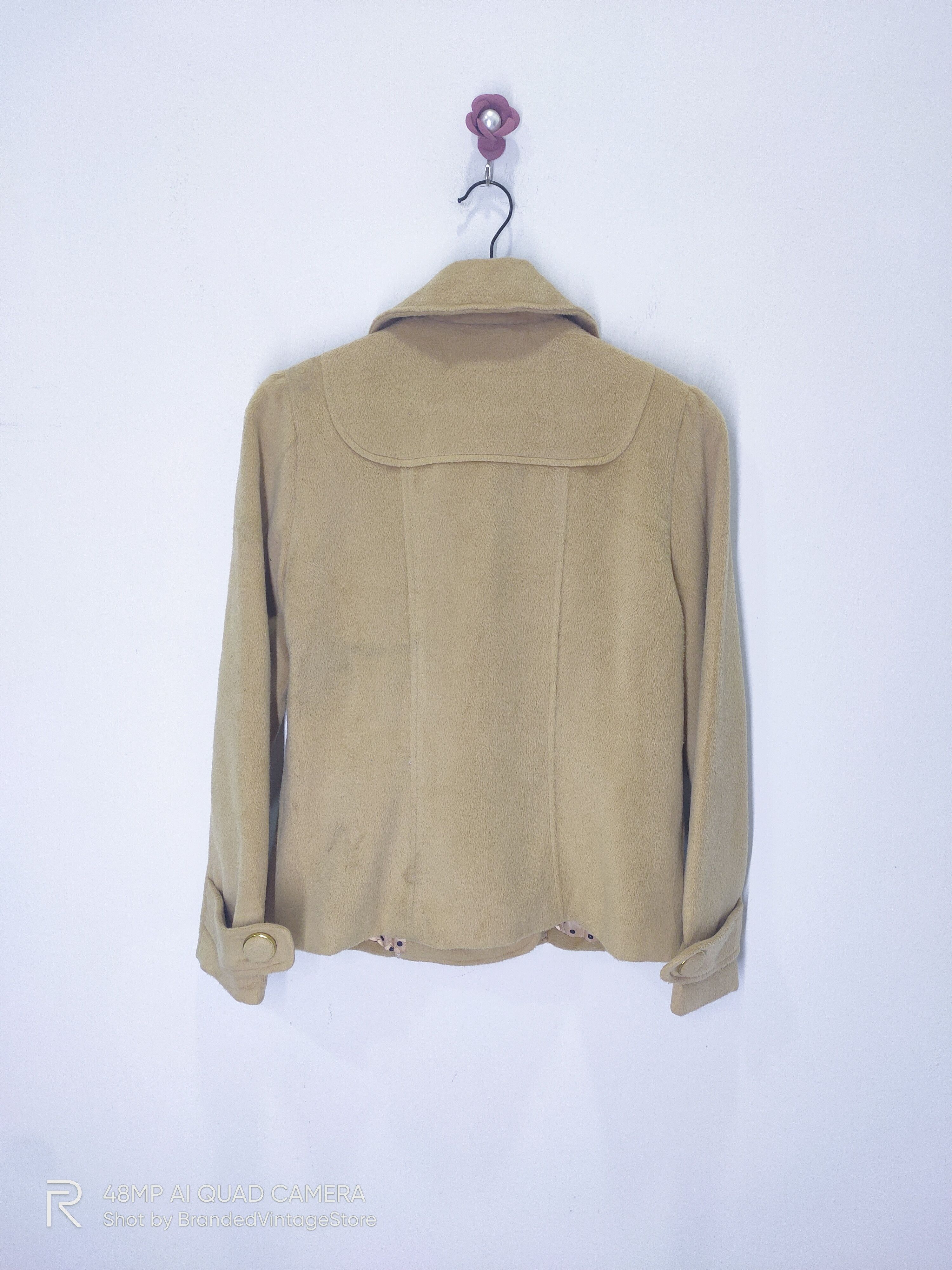 Japanese Brand SORRIDERE Fleece Double Breasted Casual Suits Blazer Jacket Size US M / EU 48-50 / 2 - 2 Thumbnail