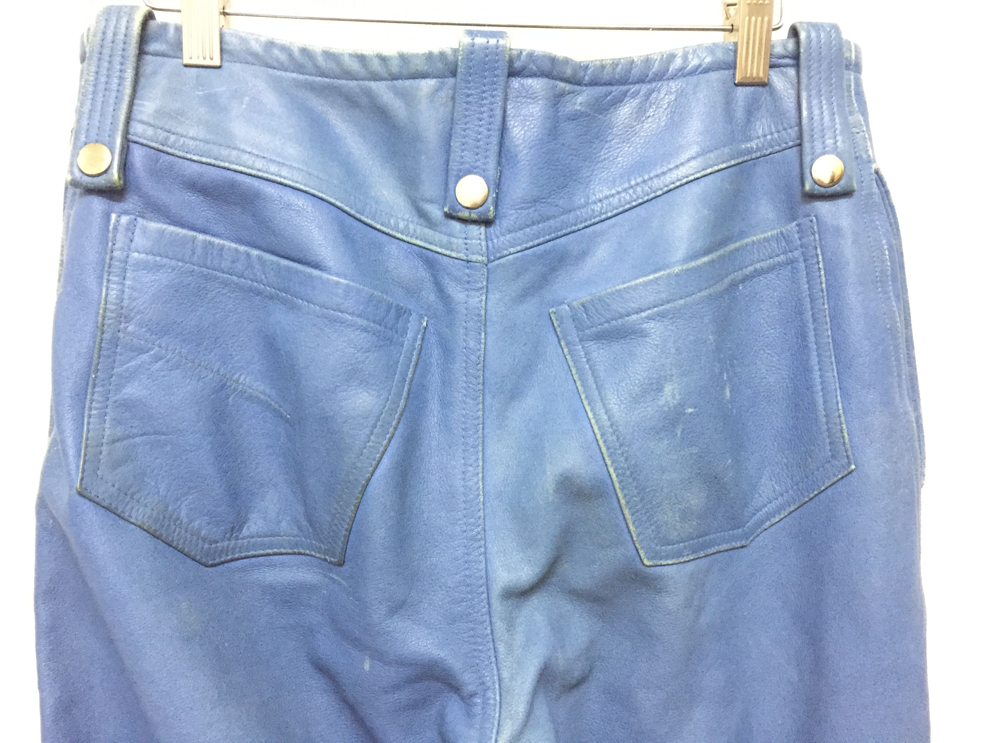 Undercover AW95 "Last Show Speed'' rider ankle zipper leather pants Size US 30 / EU 46 - 13 Thumbnail