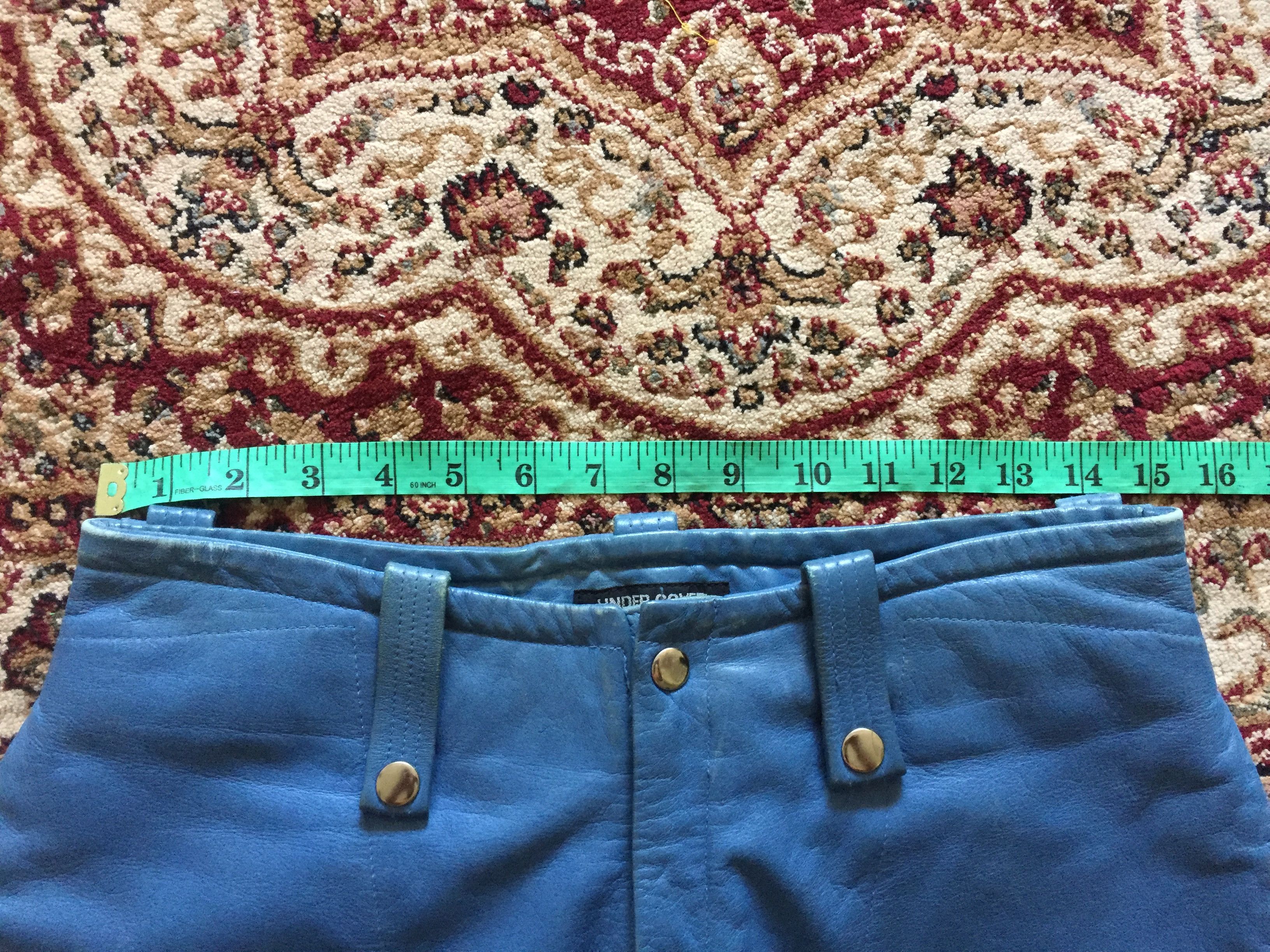Undercover AW95 "Last Show Speed'' rider ankle zipper leather pants Size US 30 / EU 46 - 17 Thumbnail