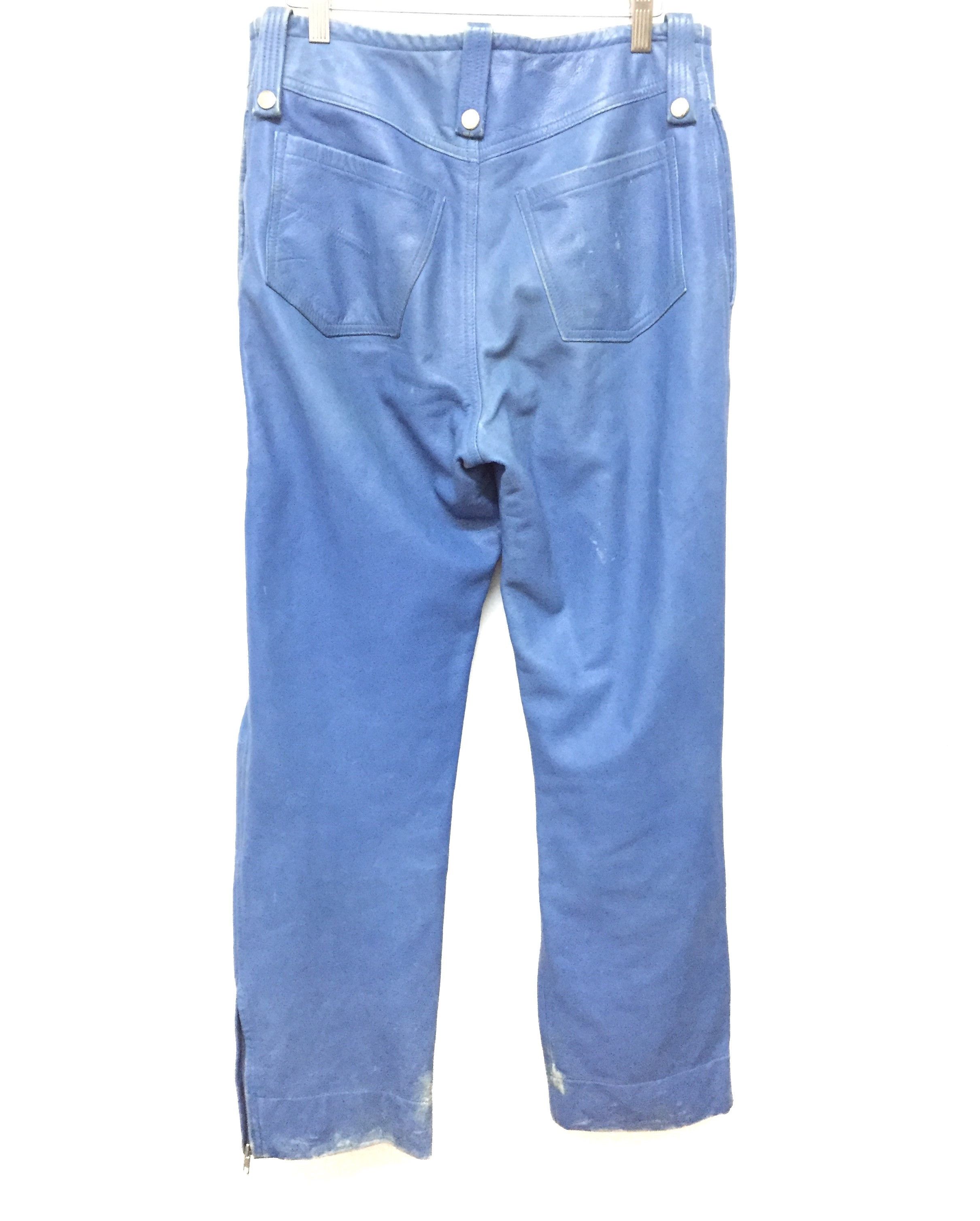 Undercover AW95 "Last Show Speed'' rider ankle zipper leather pants Size US 30 / EU 46 - 12 Thumbnail