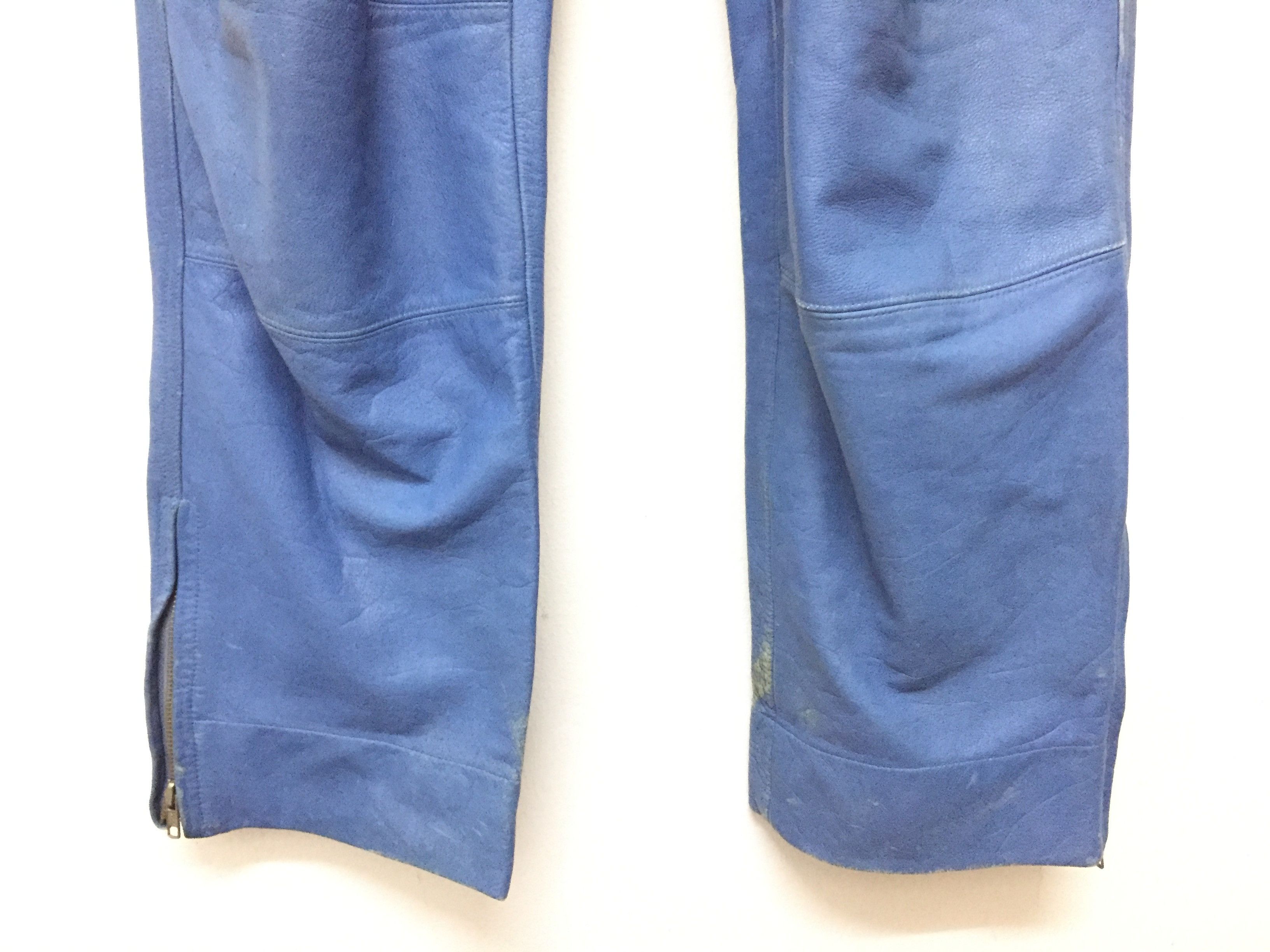 Undercover AW95 "Last Show Speed'' rider ankle zipper leather pants Size US 30 / EU 46 - 7 Thumbnail