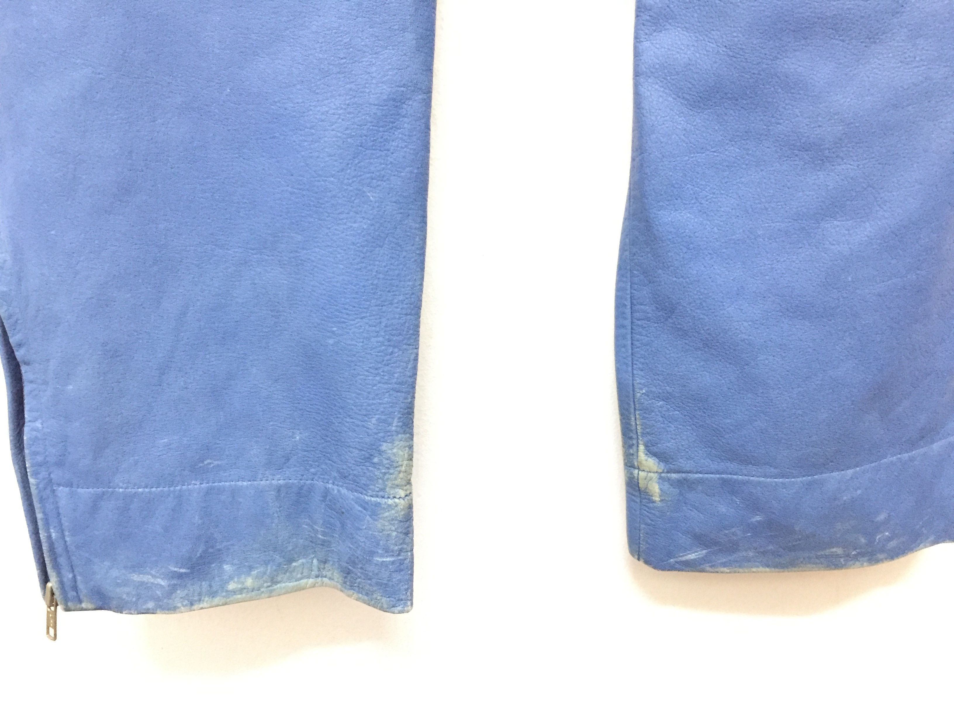 Undercover AW95 "Last Show Speed'' rider ankle zipper leather pants Size US 30 / EU 46 - 14 Thumbnail