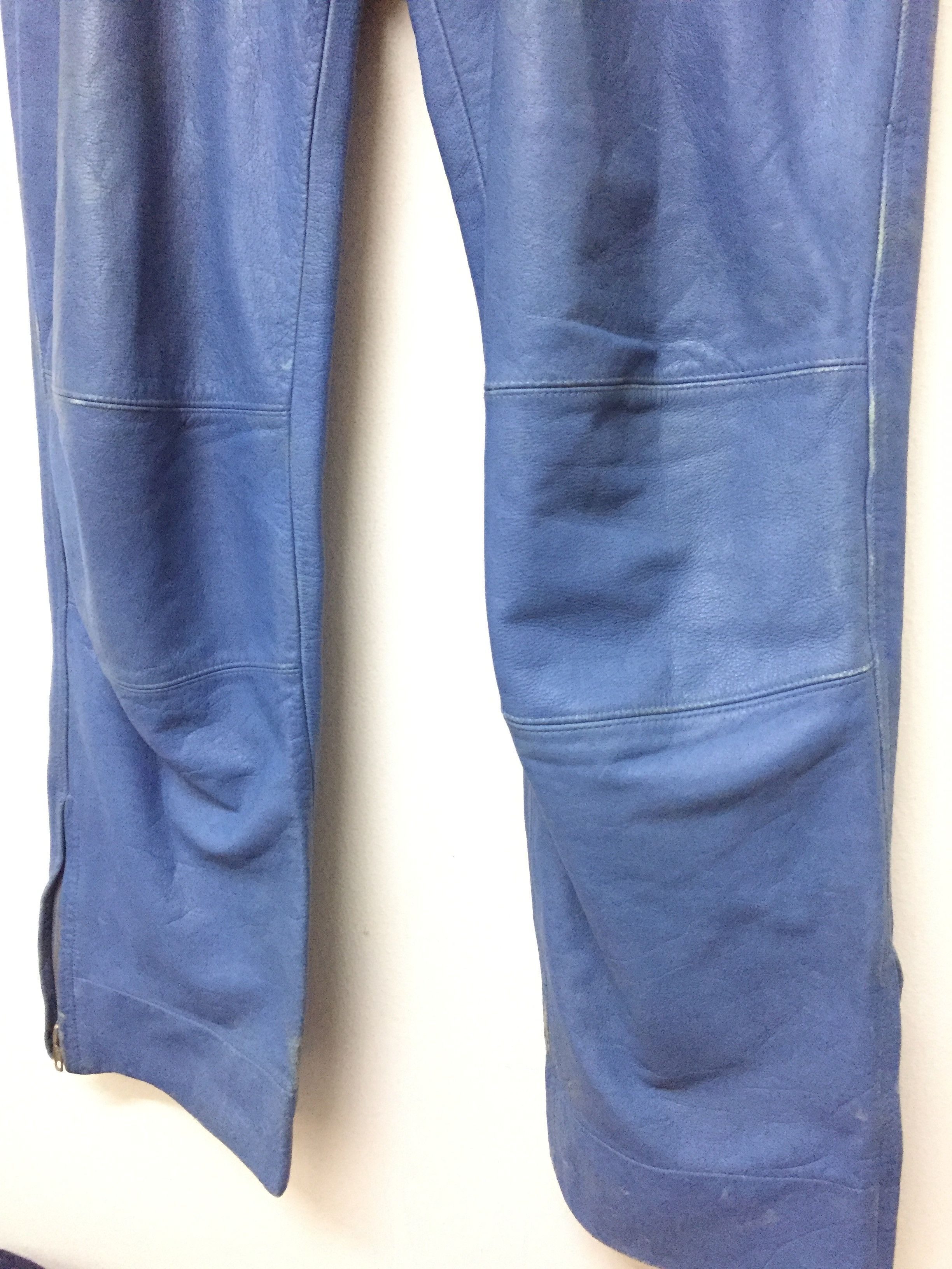 Undercover AW95 "Last Show Speed'' rider ankle zipper leather pants Size US 30 / EU 46 - 8 Thumbnail
