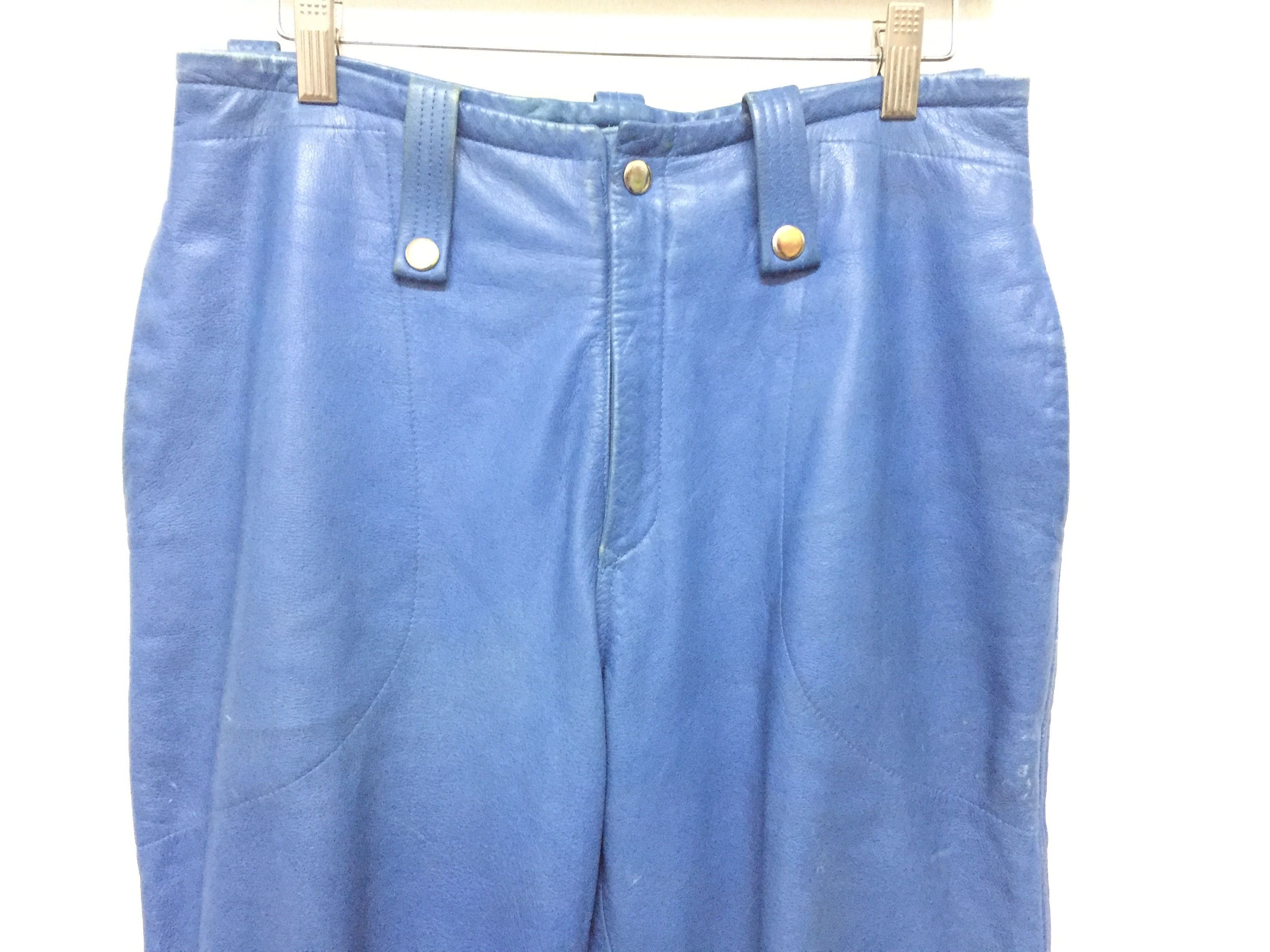 Undercover AW95 "Last Show Speed'' rider ankle zipper leather pants Size US 30 / EU 46 - 5 Thumbnail