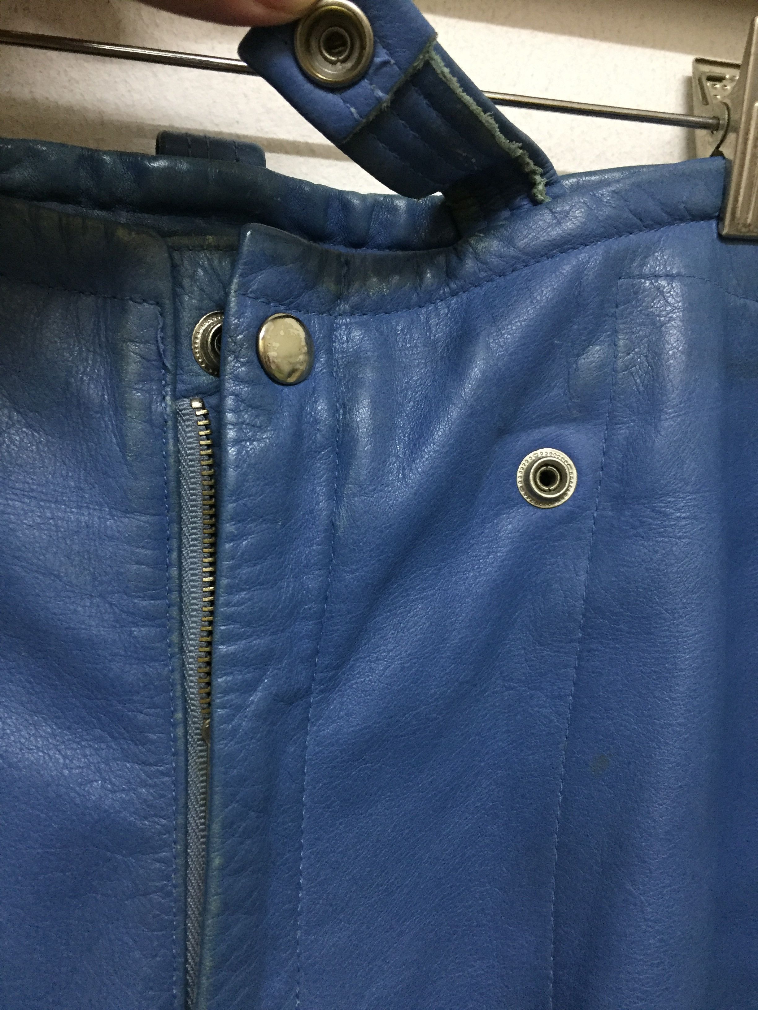 Undercover AW95 "Last Show Speed'' rider ankle zipper leather pants Size US 30 / EU 46 - 11 Thumbnail