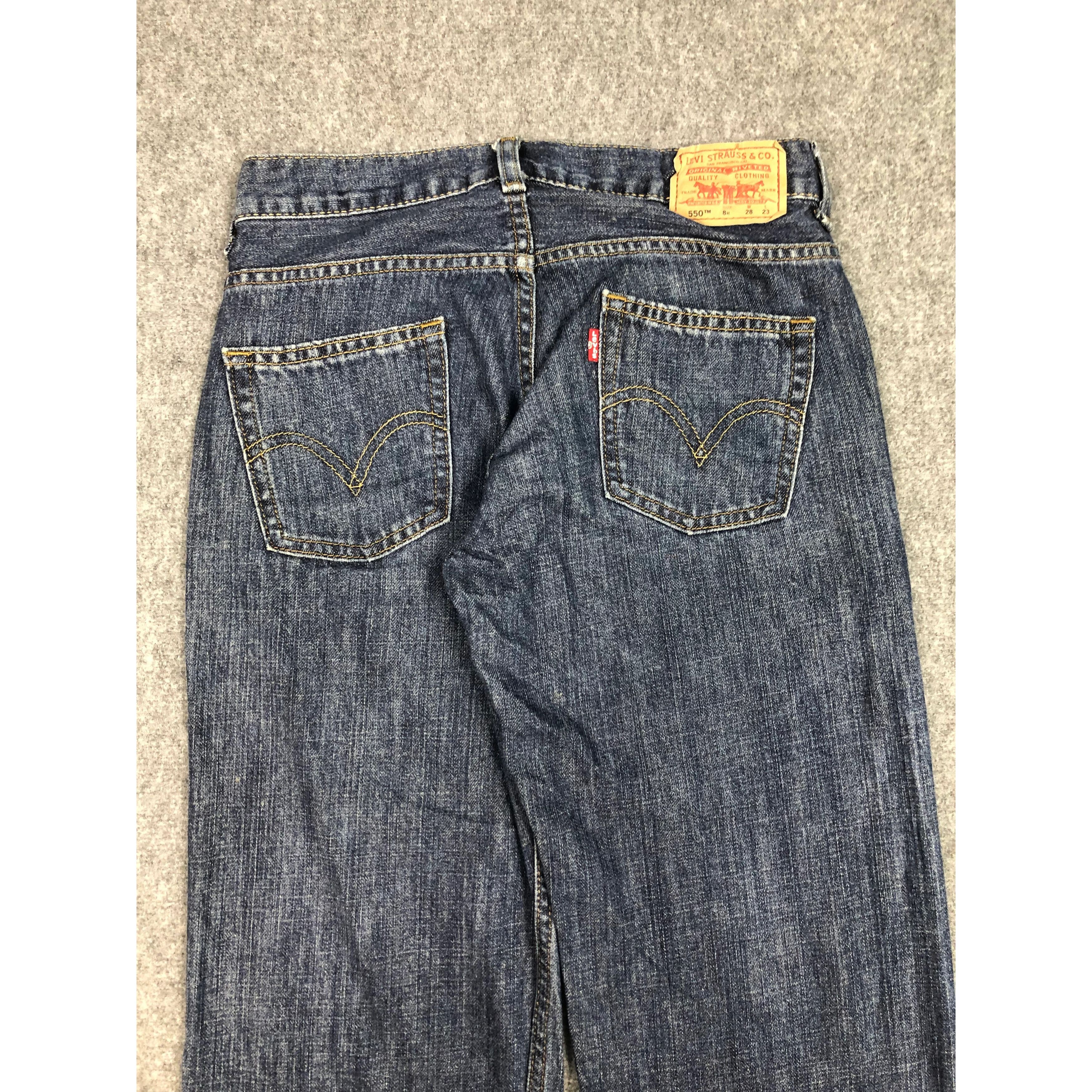 Levi's Vintage Levis 550 Relaxed Fit Faded Denim DP0178 Size US 30 / EU 46 - 4 Thumbnail