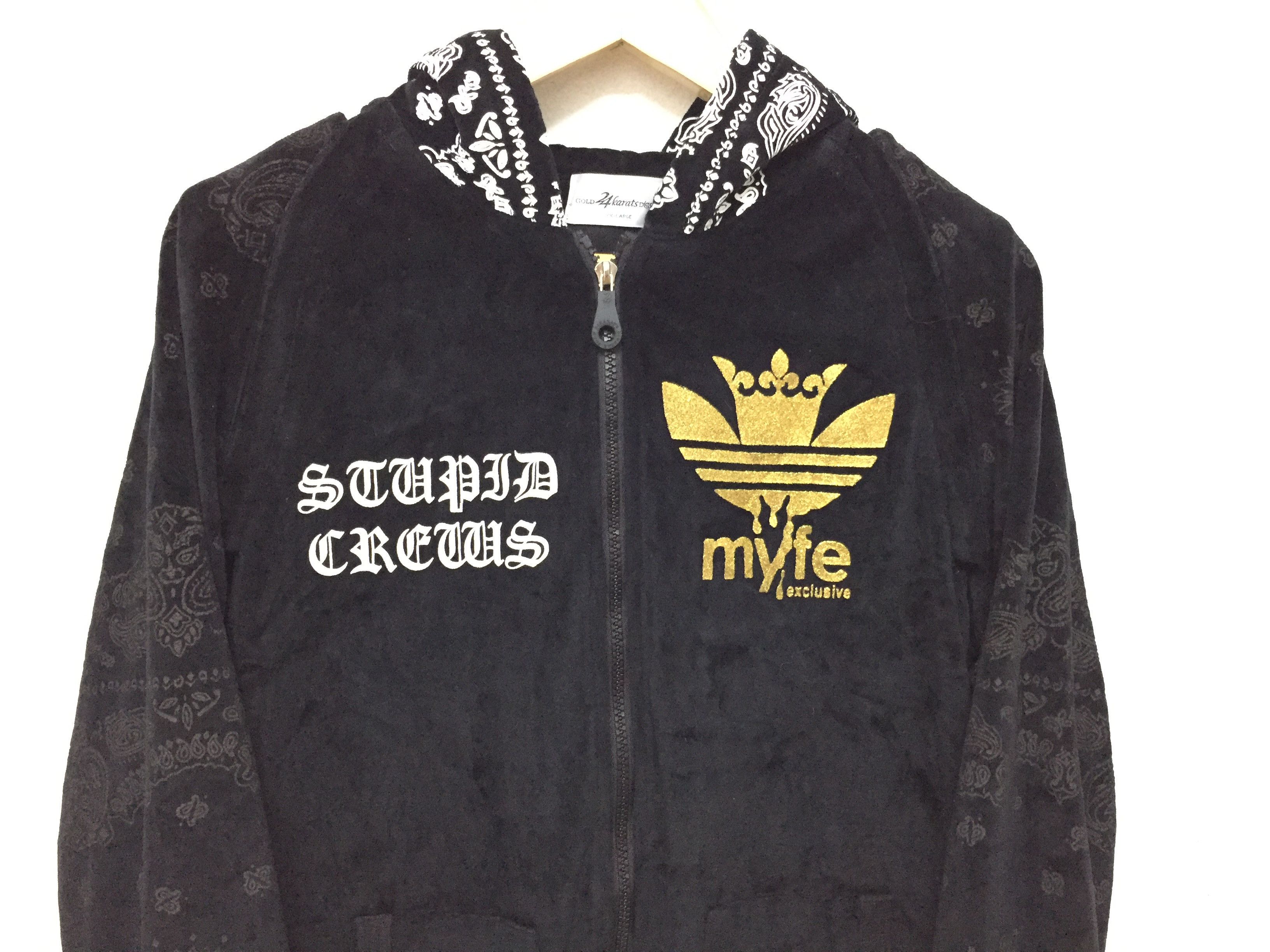 Japanese Brand 24 Karats Japanese Brand x Adidas velour paisley removable Size US M / EU 48-50 / 2 - 5 Thumbnail
