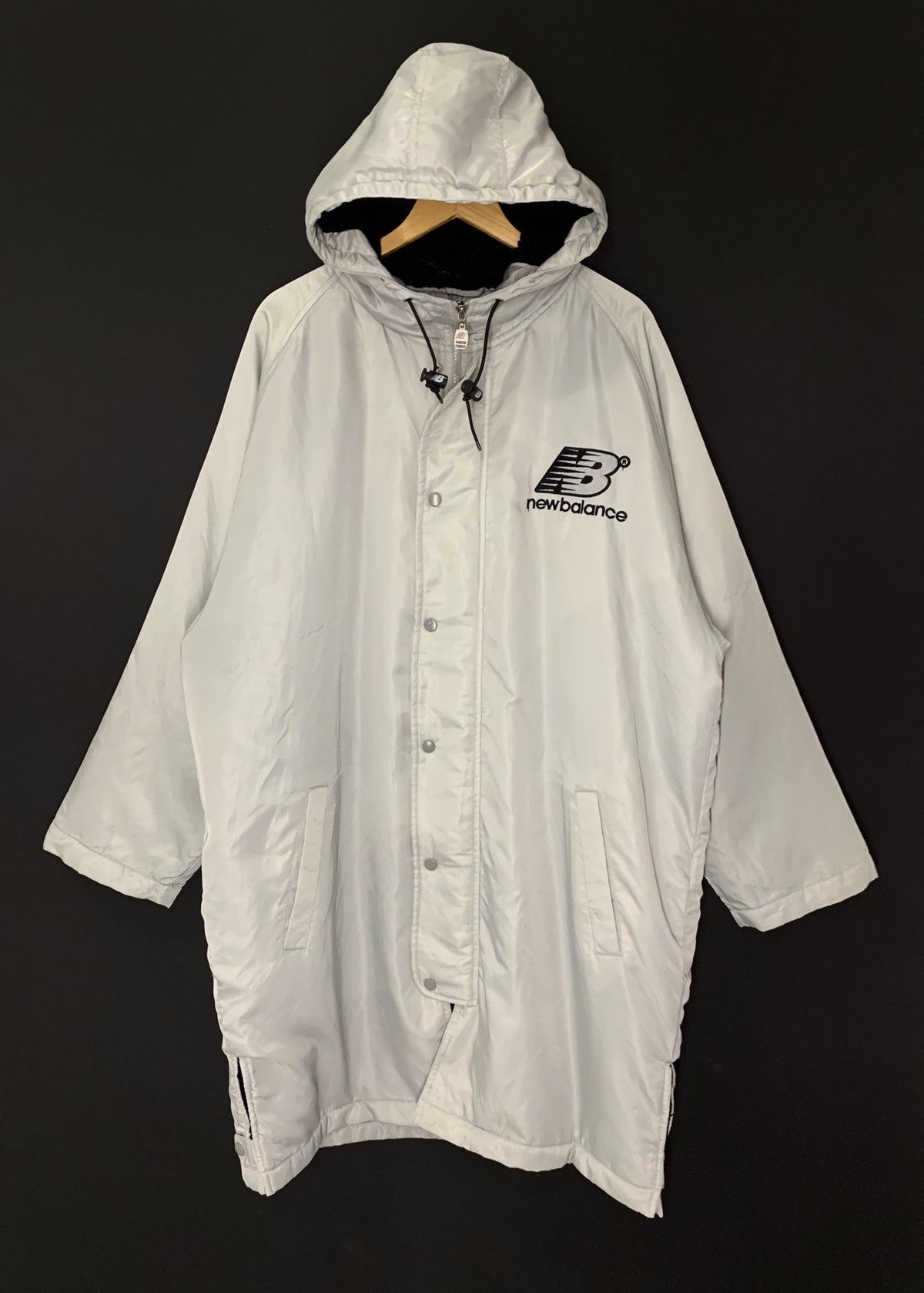 New Balance × Vintage New Balance Shearling Lined Oversized Long Jacket Size US L / EU 52-54 / 3 - 2 Thumbnail