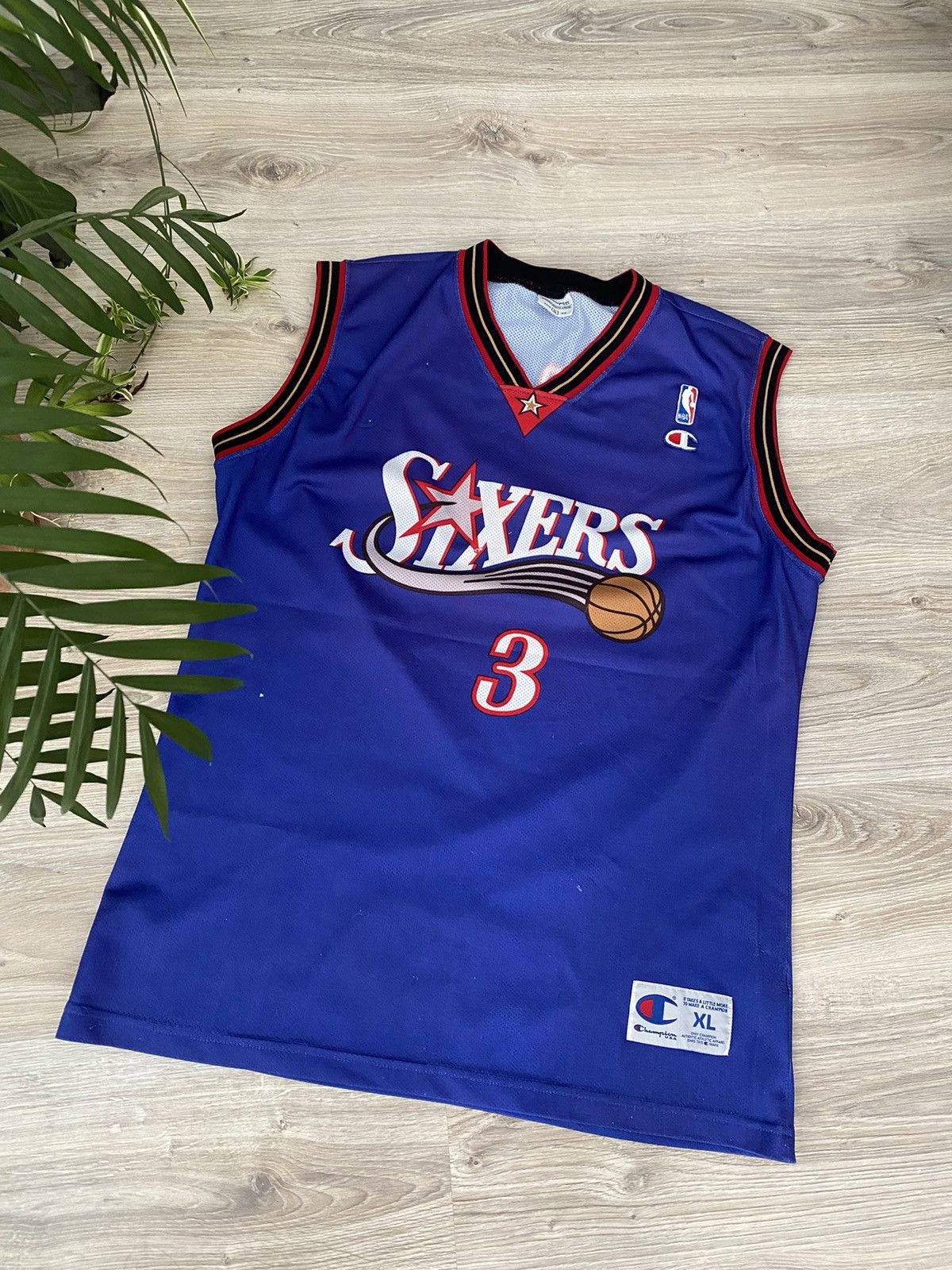 VNTG PHILADELPHIA SIXERS #3 ALLEN IVERSON JERSEY NBA