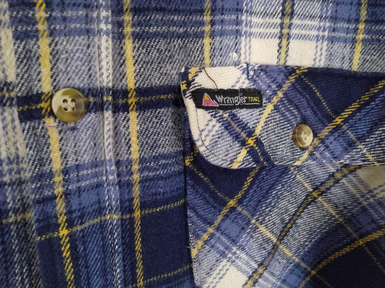Flannel × Japanese Brand × Wrangler Japan WRANGLER Trail Thick Heavyweight Flannel Shirt Size US L / EU 52-54 / 3 - 5 Thumbnail