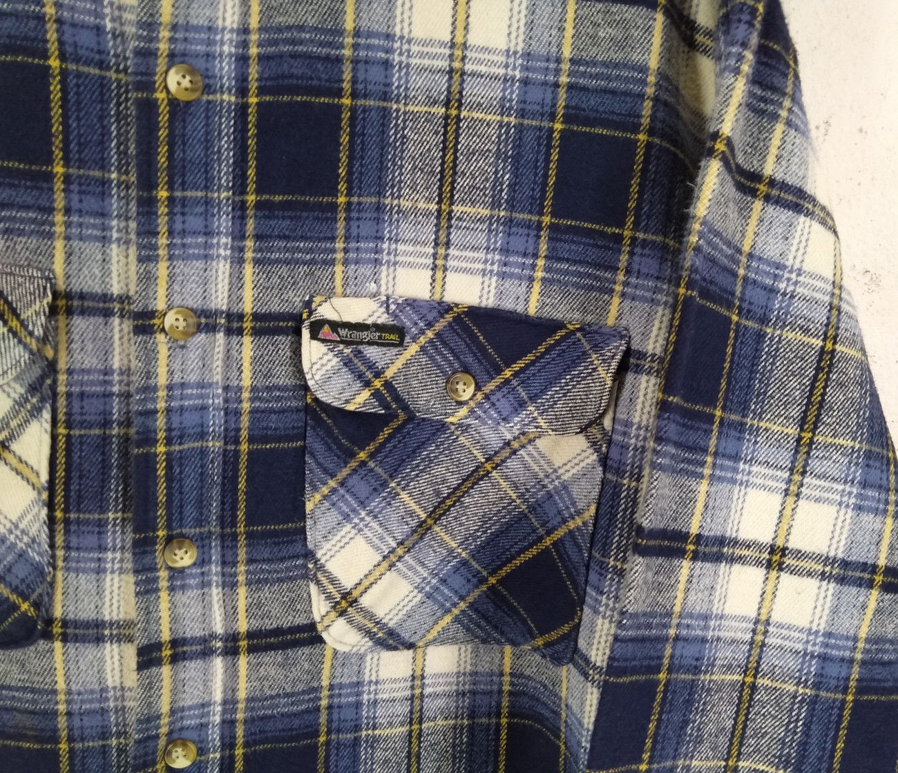 Flannel × Japanese Brand × Wrangler Japan WRANGLER Trail Thick Heavyweight Flannel Shirt Size US L / EU 52-54 / 3 - 4 Thumbnail
