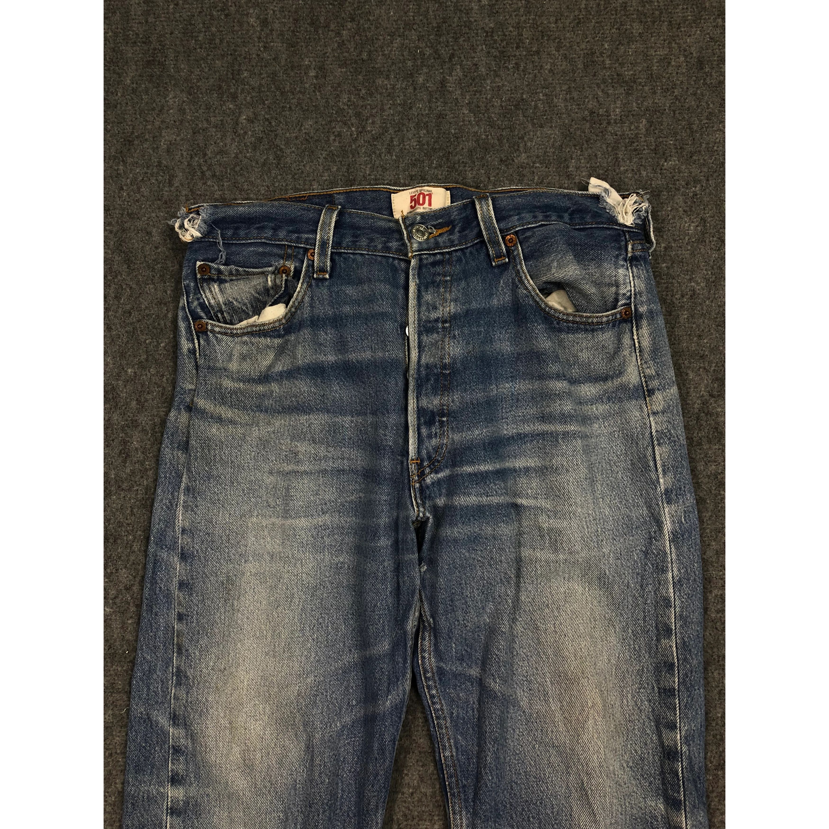 Levi's Vintage Levis 501xx Lightawsh Jeans DP0115 Size US 30 / EU 46 - 3 Thumbnail