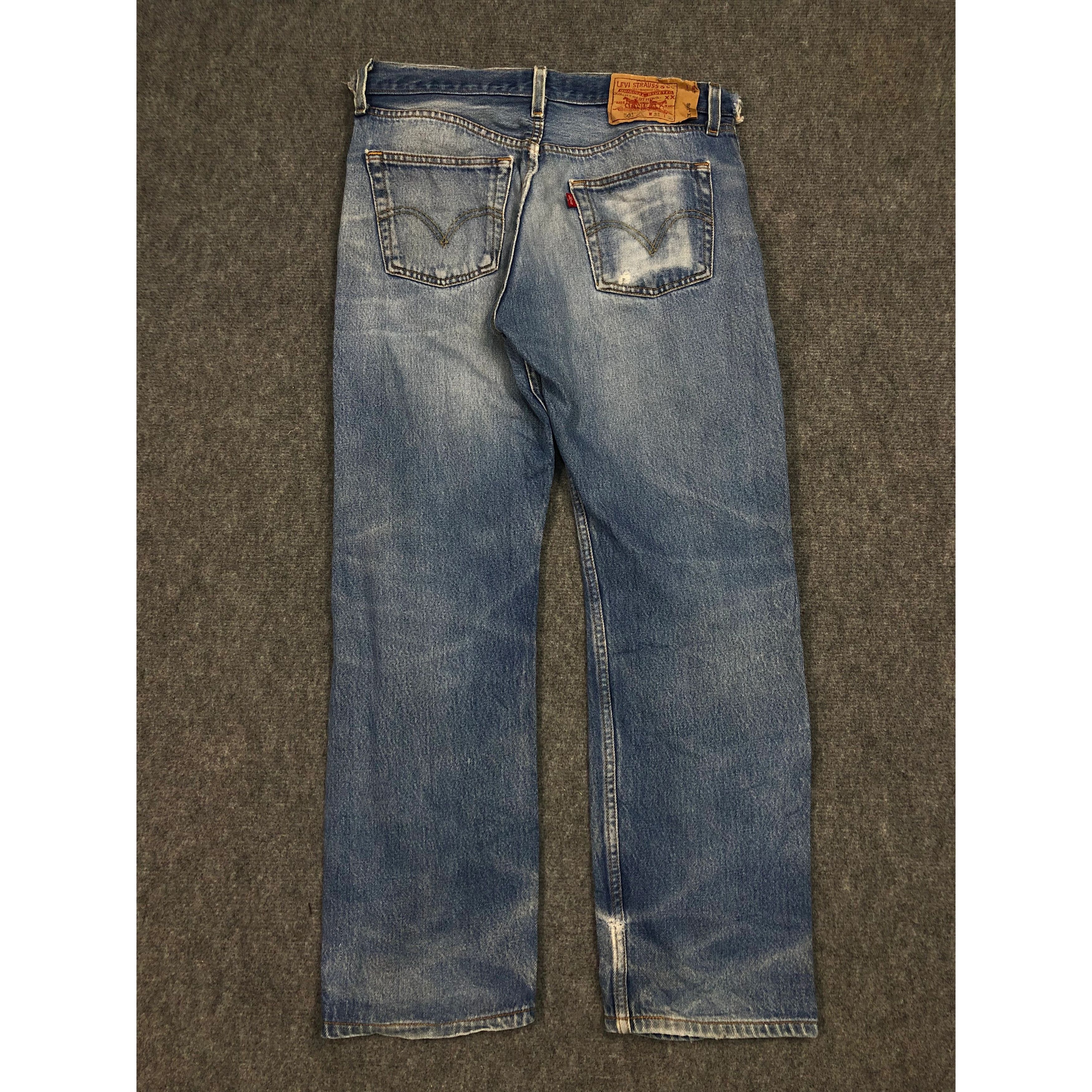 Levi's Vintage Levis 501xx Lightawsh Jeans DP0115 Size US 30 / EU 46 - 2 Thumbnail