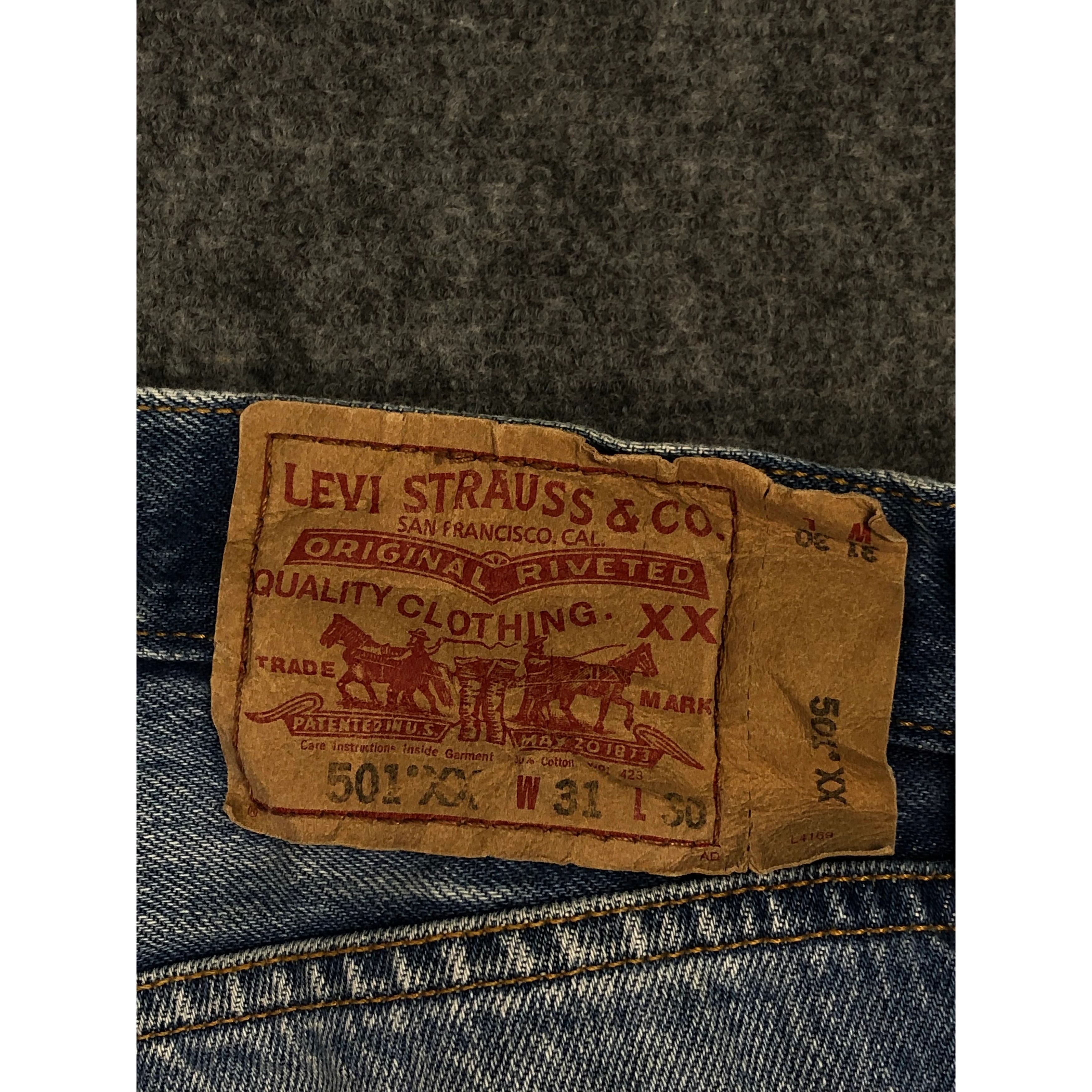Levi's Vintage Levis 501xx Lightawsh Jeans DP0115 Size US 30 / EU 46 - 5 Thumbnail