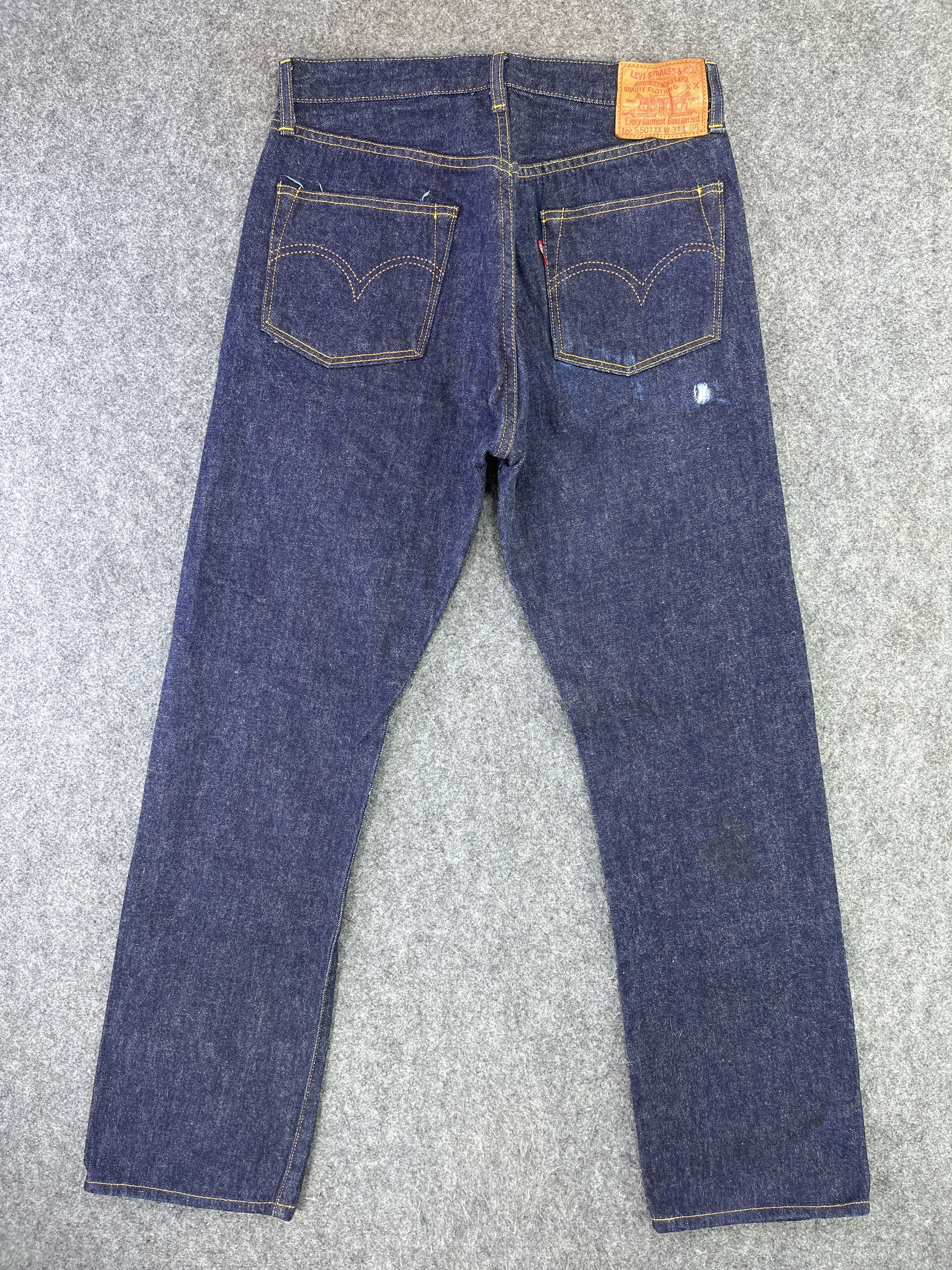 Vintage Levis 501 Big E Jeans Japan Denim - J889