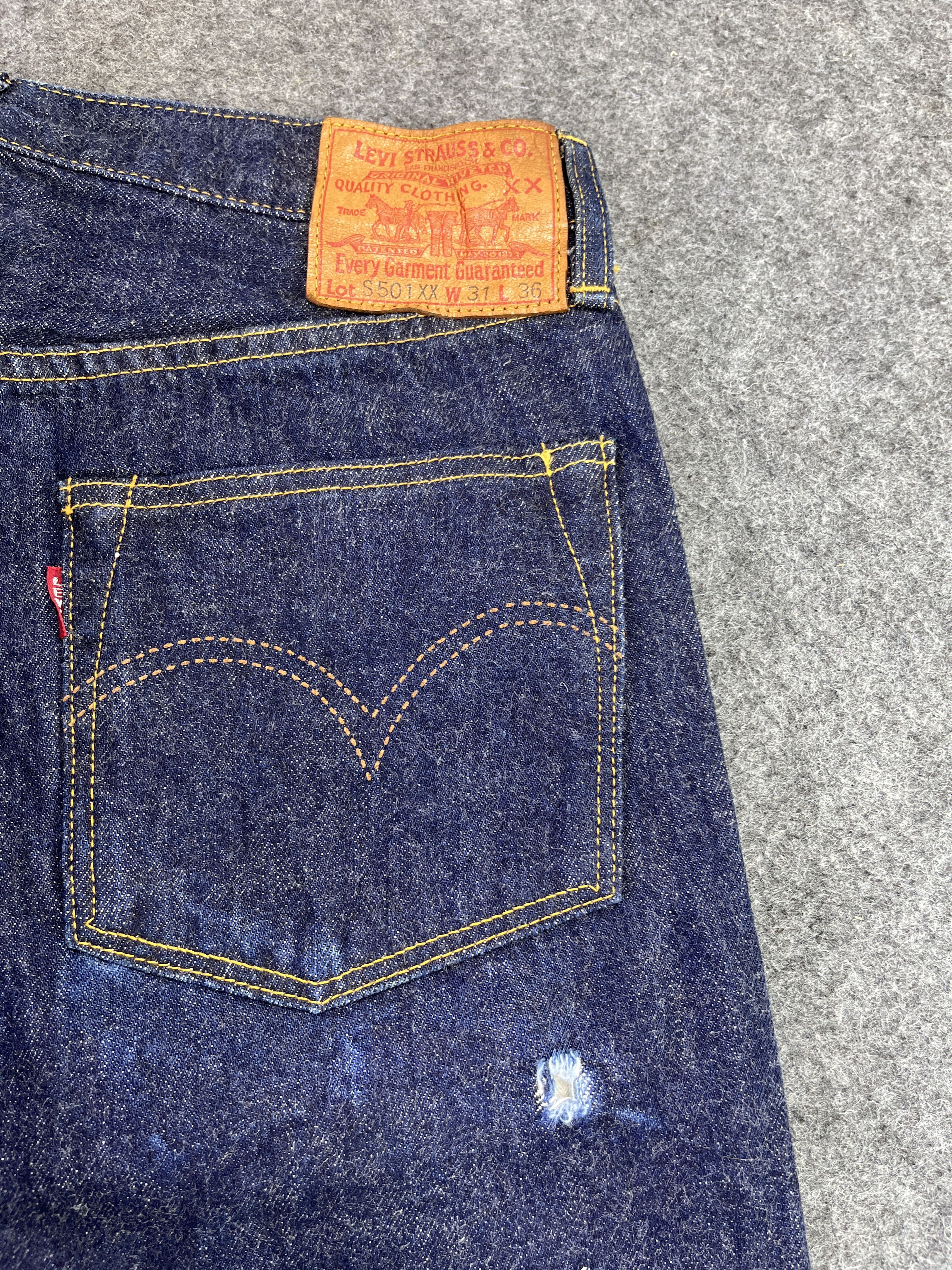 Vintage Levis 501 Big E Jeans Japan Denim - J889