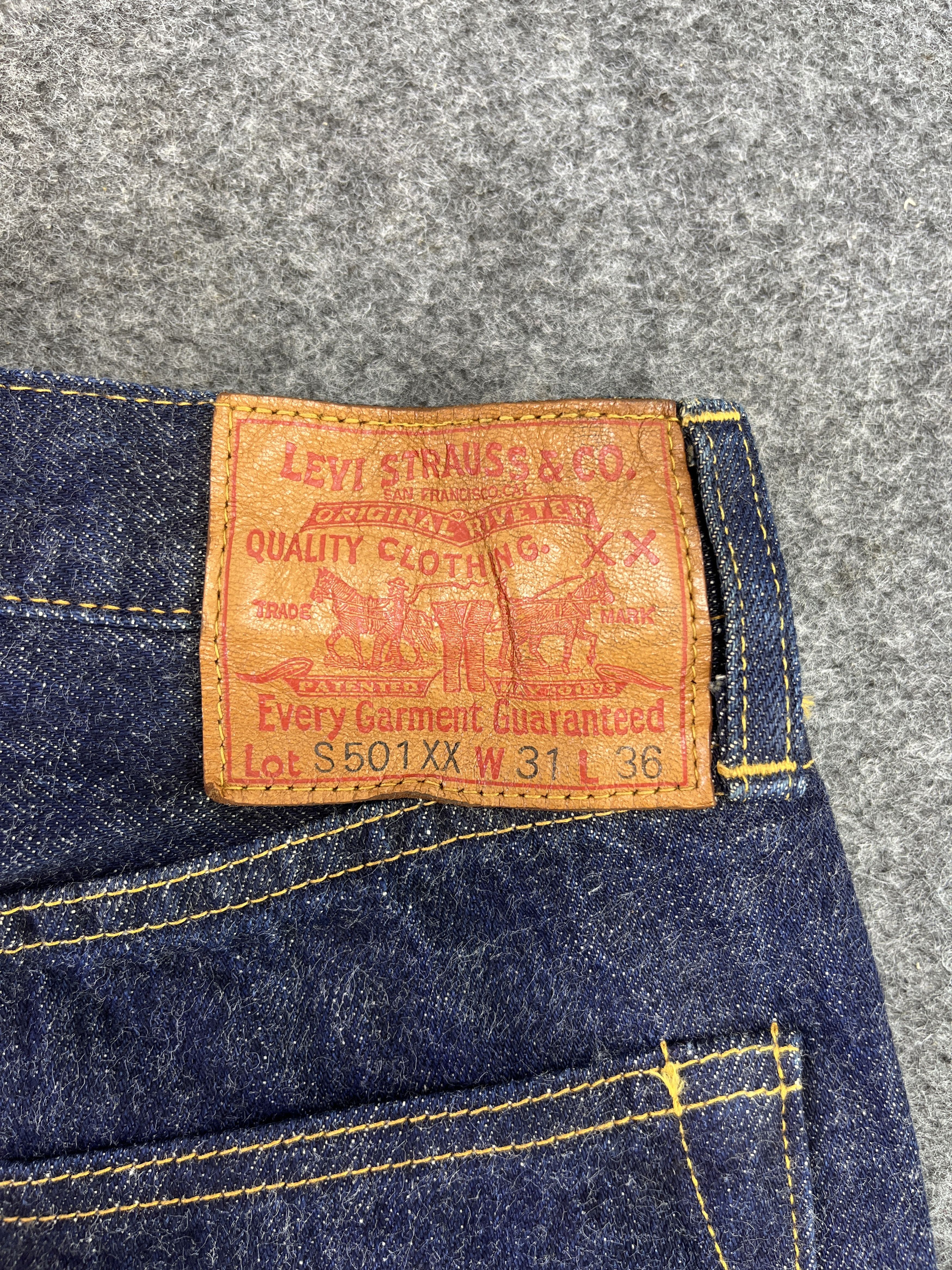 Vintage Levis 501 Big E Jeans Japan Denim - J889