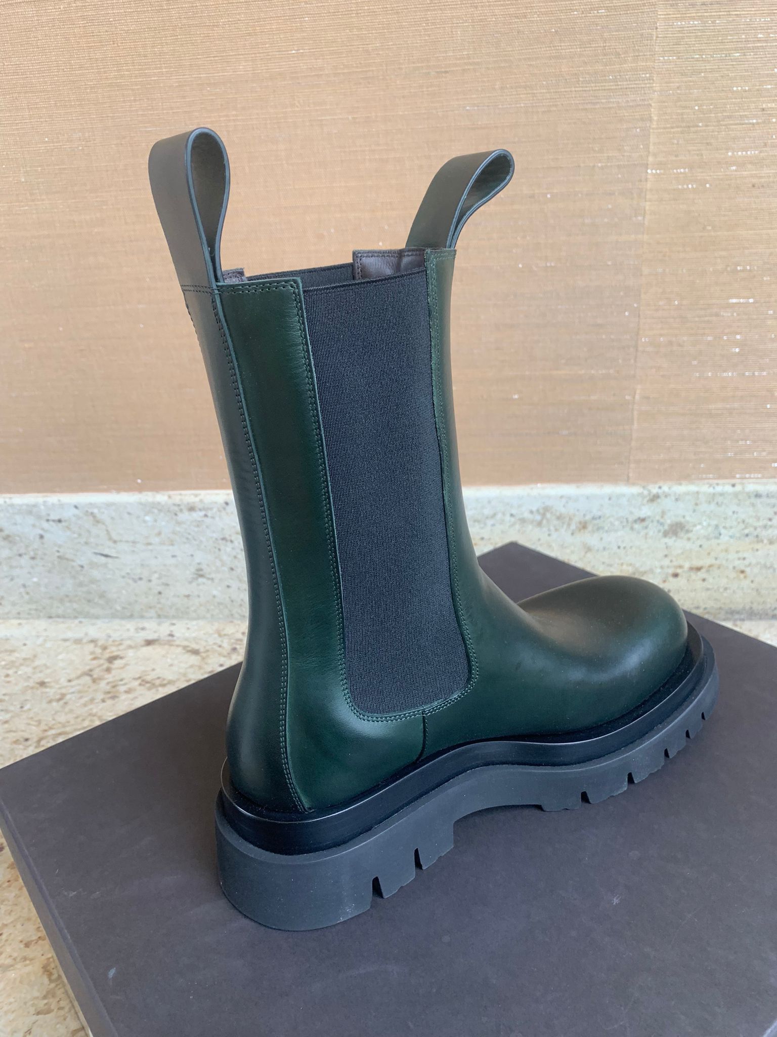 Bottega Veneta BV Lug Boots IN Forest / Granite Size US 6 / EU 39 - 10 Thumbnail