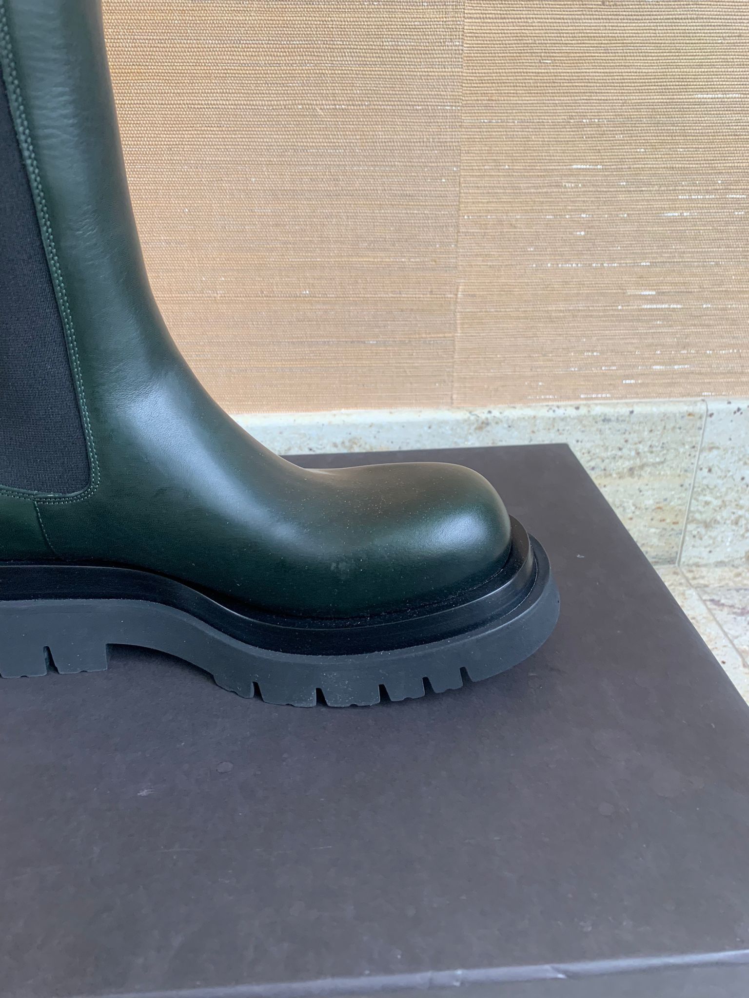 Bottega Veneta BV Lug Boots IN Forest / Granite Size US 6 / EU 39 - 8 Thumbnail