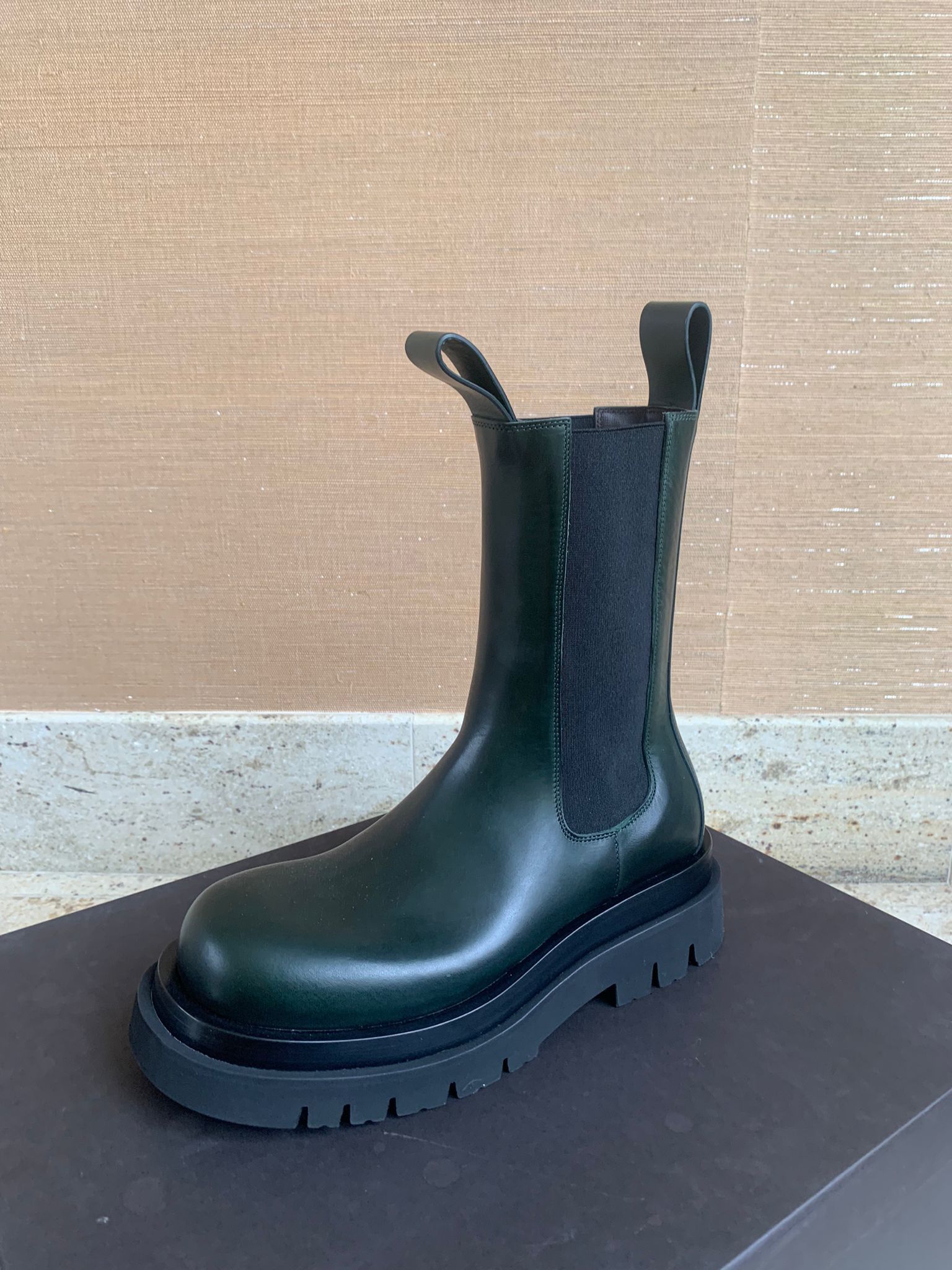 Bottega Veneta BV Lug Boots IN Forest / Granite Size US 6 / EU 39 - 2 Thumbnail