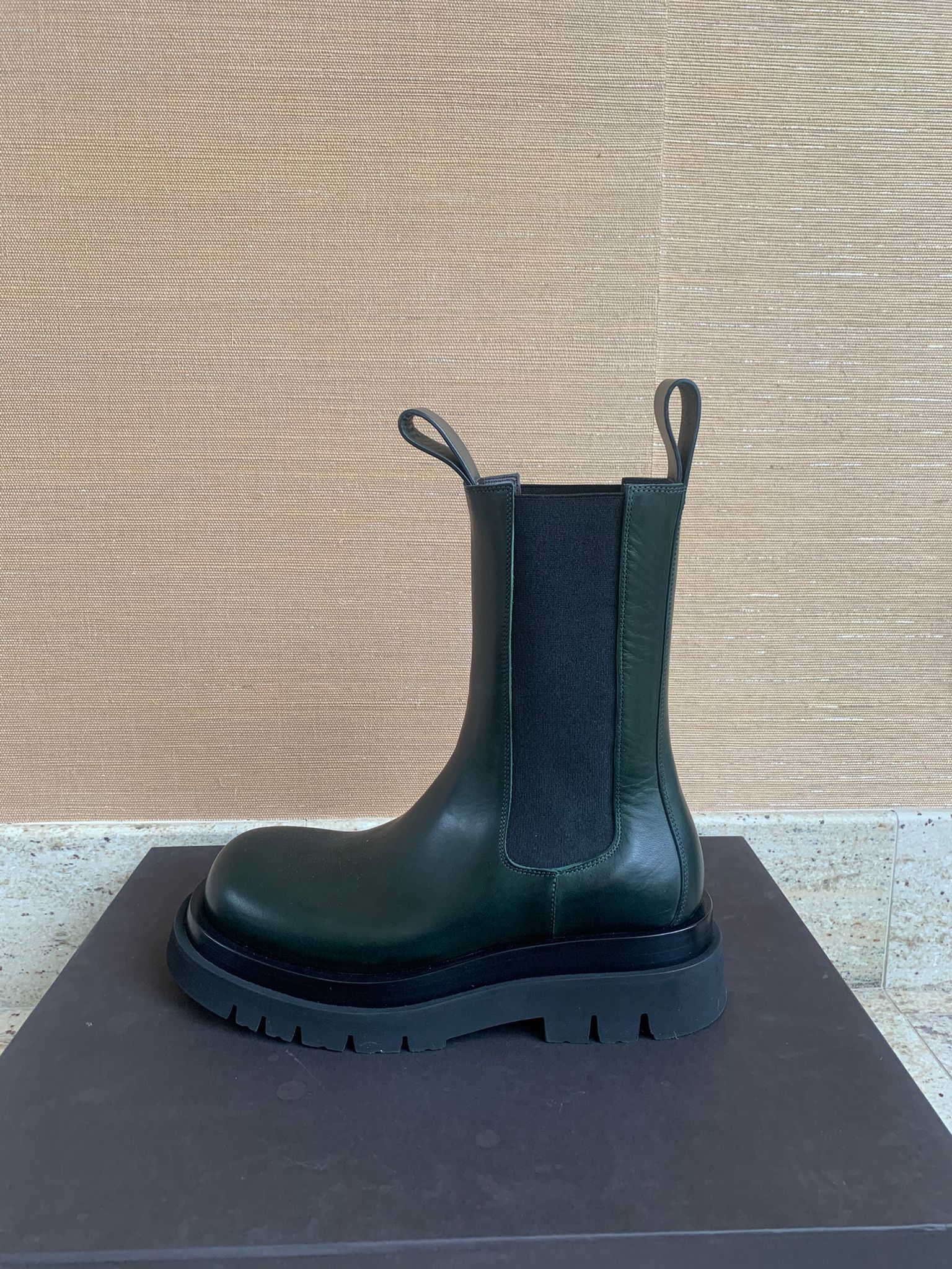 Bottega Veneta BV Lug Boots IN Forest / Granite Size US 6 / EU 39 - 13 Thumbnail