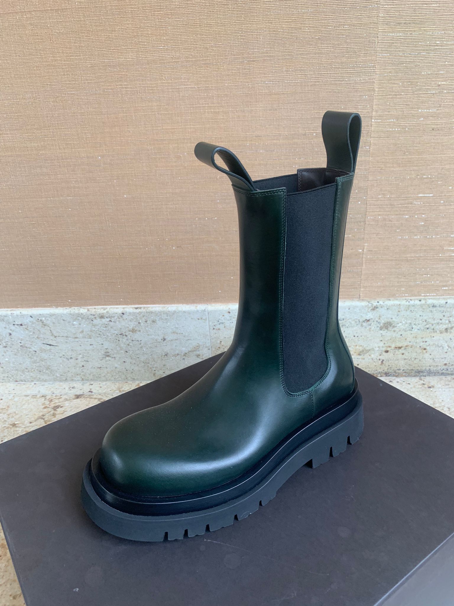 Bottega Veneta BV Lug Boots IN Forest / Granite Size US 6 / EU 39 - 4 Thumbnail