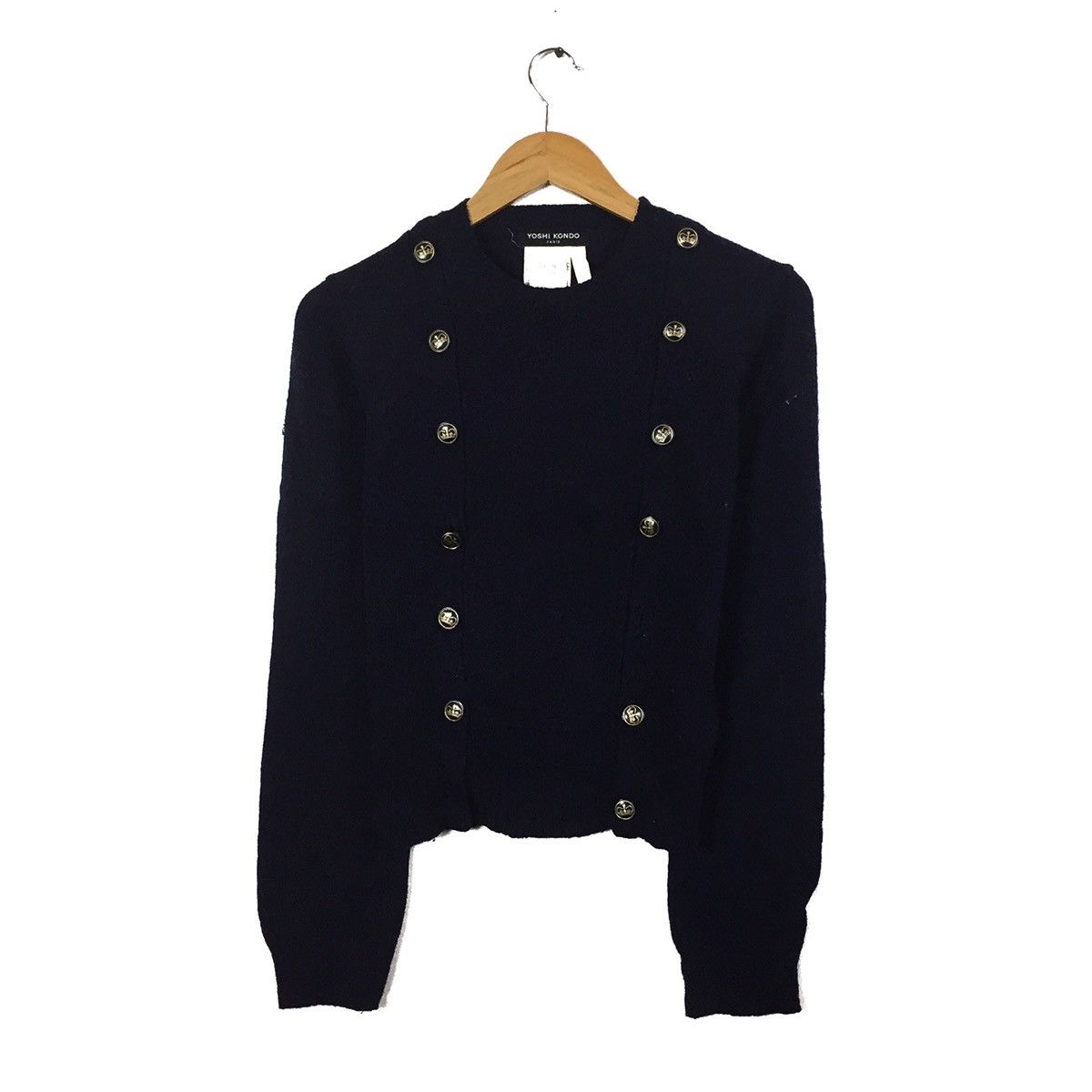 Designer × Vintage Yoshi Kondo Fleece Yoshi Kondo Cardigan Yoshi Kondo Paris Size S / US 4 / IT 40 - 1 Thumbnail