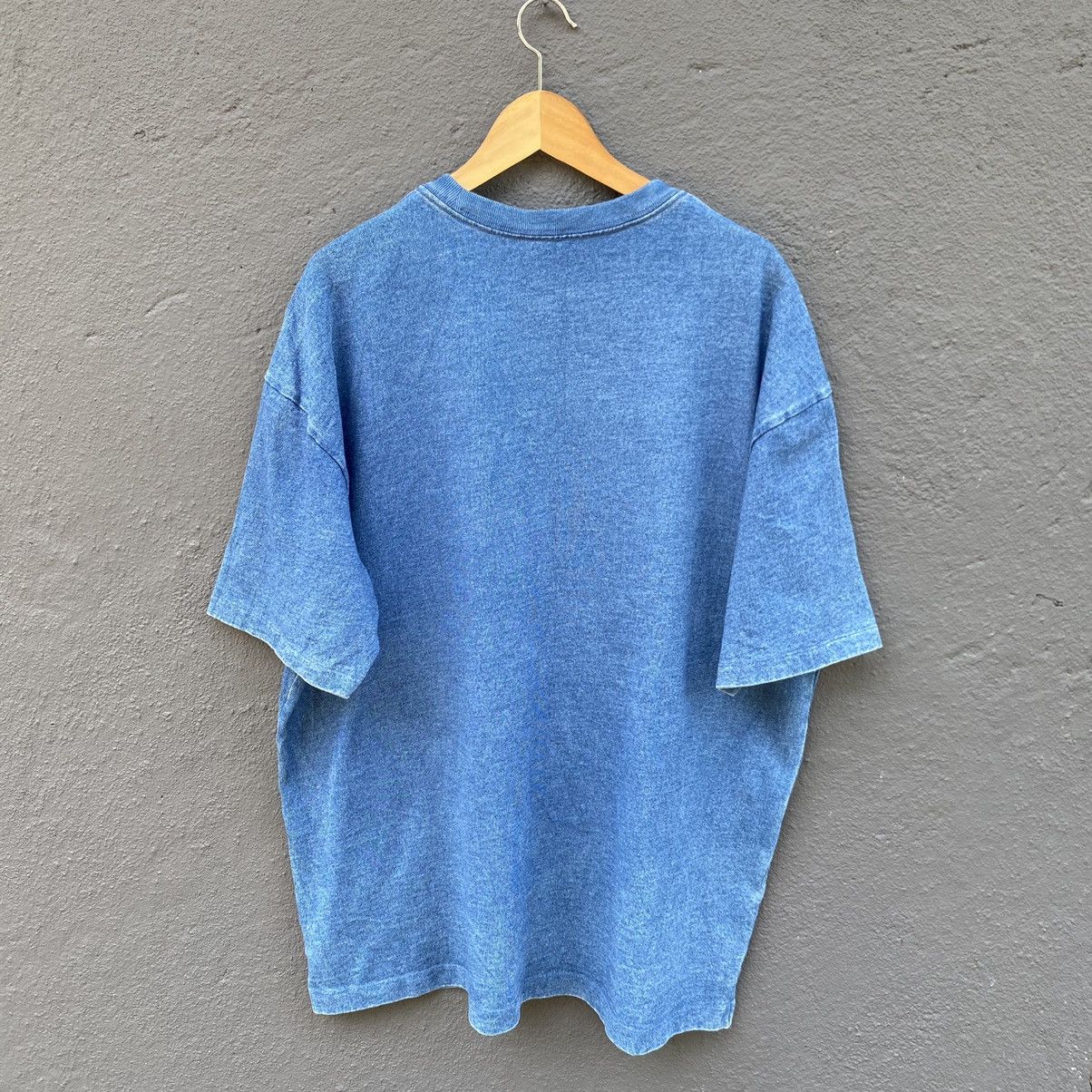 Gap Thrashed Faded Gap Indigo Oversized ERD GRUNGE TSHIRT Size US XL / EU 56 / 4 - 4 Thumbnail