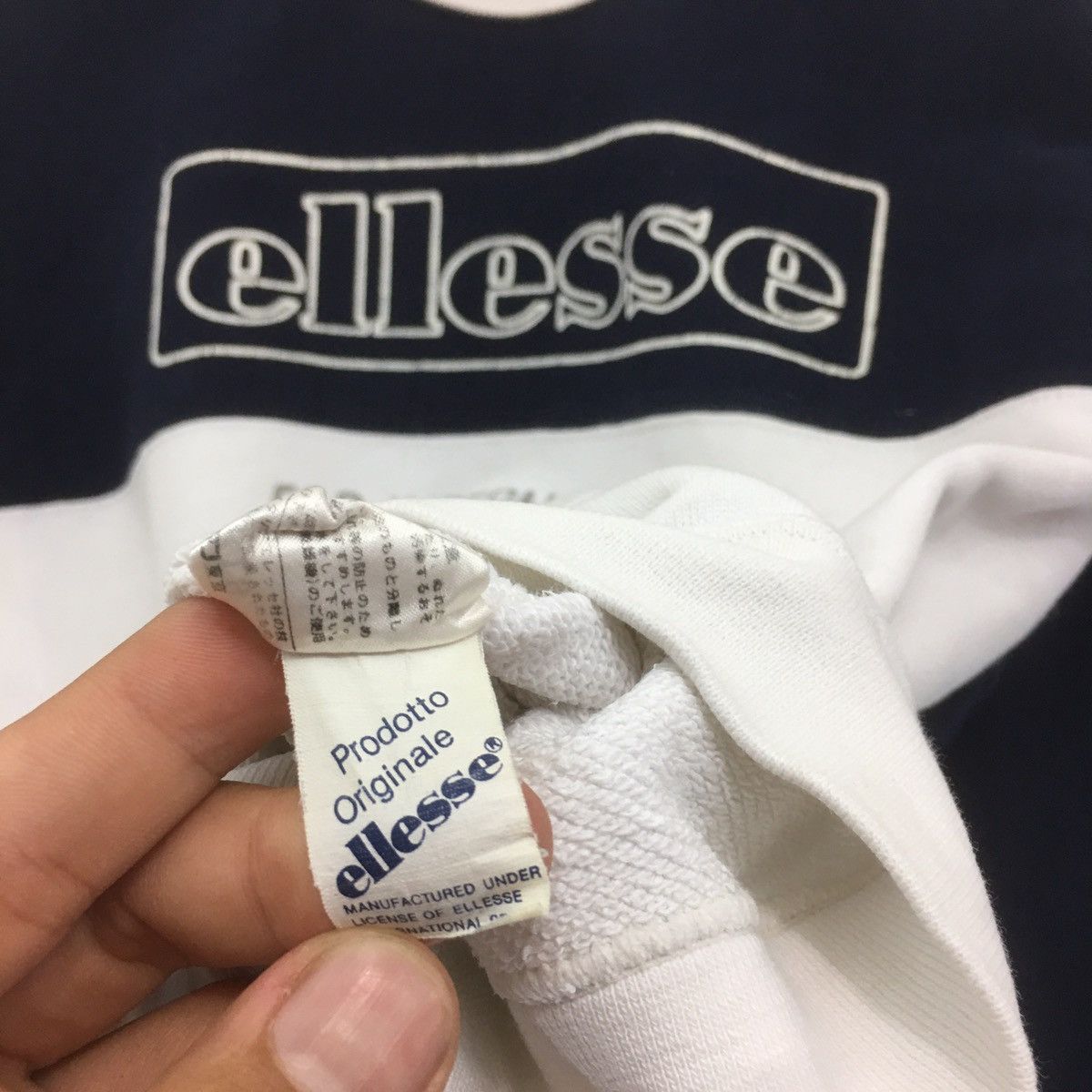 Ellesse × Vintage ELLESSE Sweatshirt Spellout International Sport Tennis Size US S / EU 44-46 / 1 - 7 Thumbnail