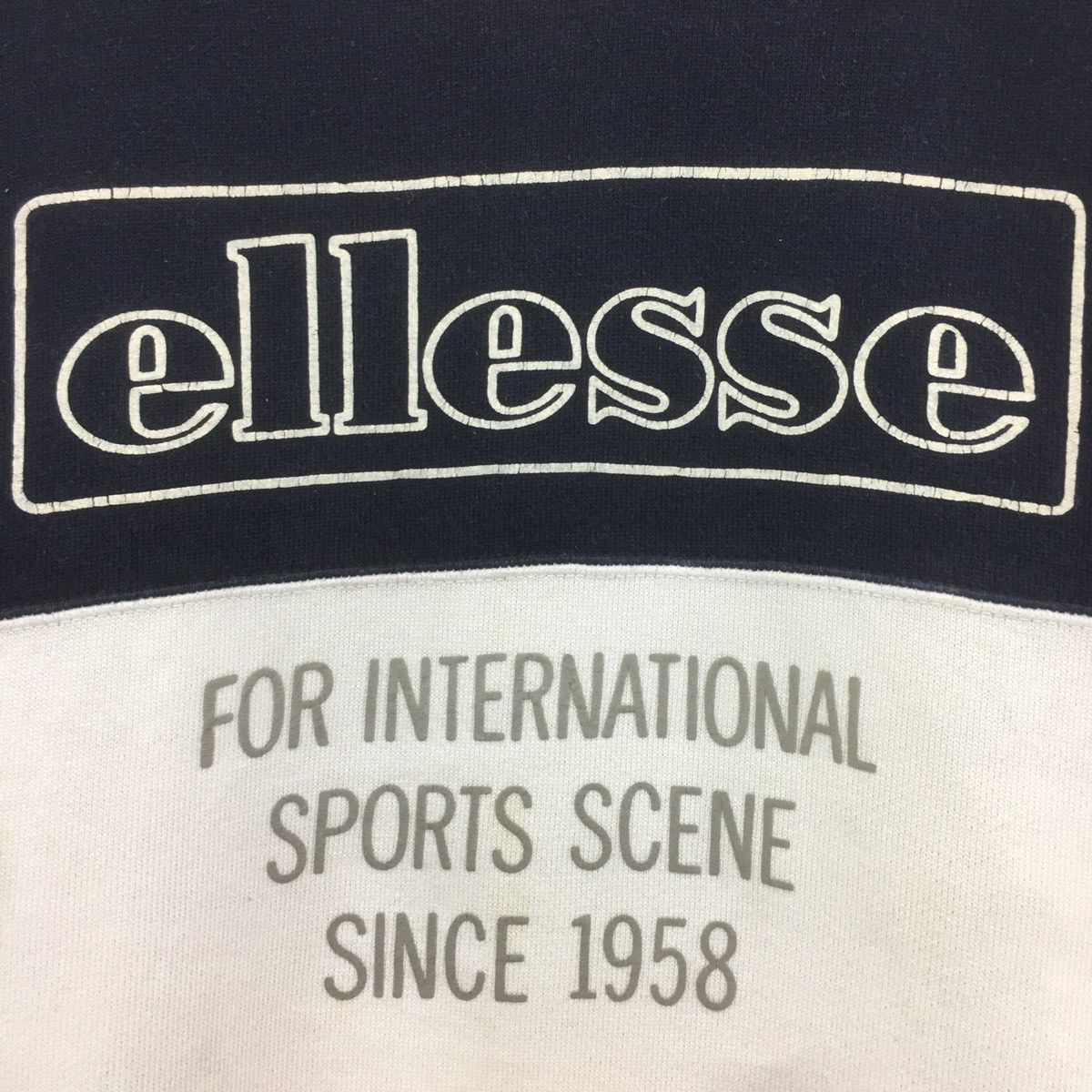 Ellesse × Vintage ELLESSE Sweatshirt Spellout International Sport Tennis Size US S / EU 44-46 / 1 - 2 Thumbnail