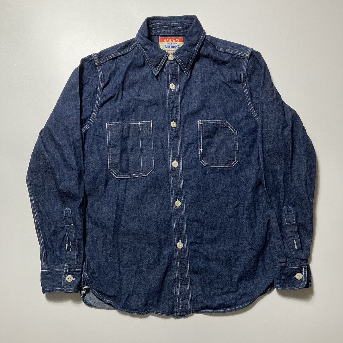 Japanese Brand ues mfg clothing denim shirt | Grailed