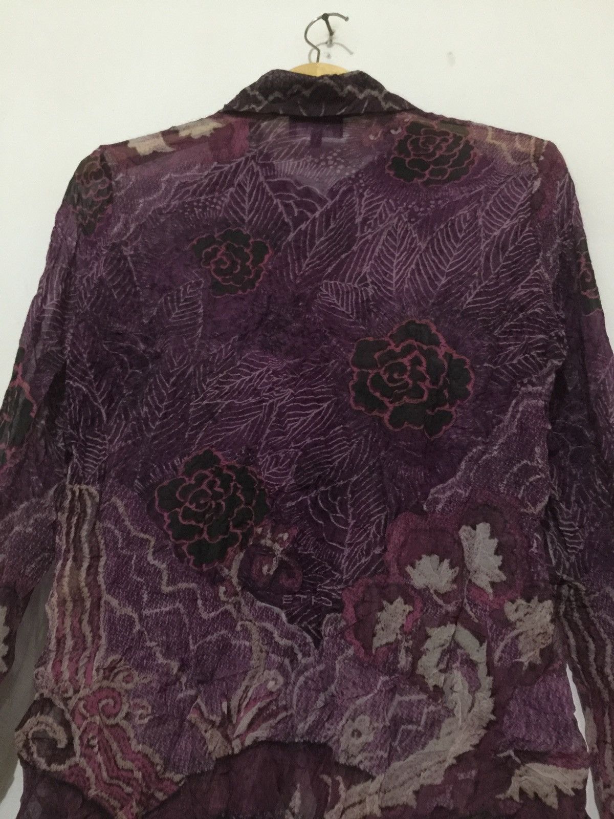Etro × Vintage 🖤BLACKFRIDAY🖤ETRO PRINT SILK SHIRT Size US XS / EU 42 / 0 - 5 Thumbnail
