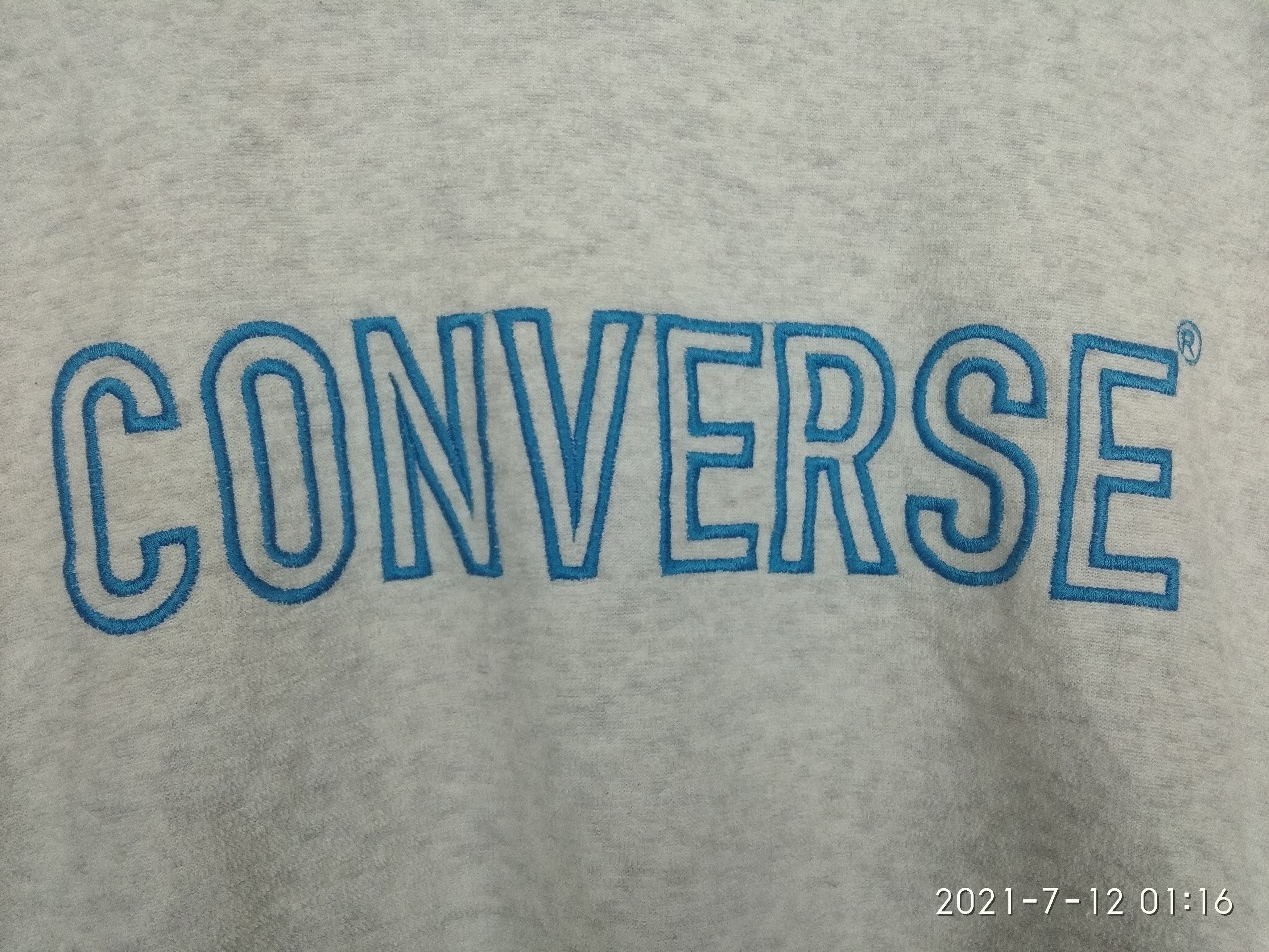 Converse × Vintage Vintage 70s 80s Converse Chuck Taylor Big Logo Sweatshirt Size US M / EU 48-50 / 2 - 7 Thumbnail