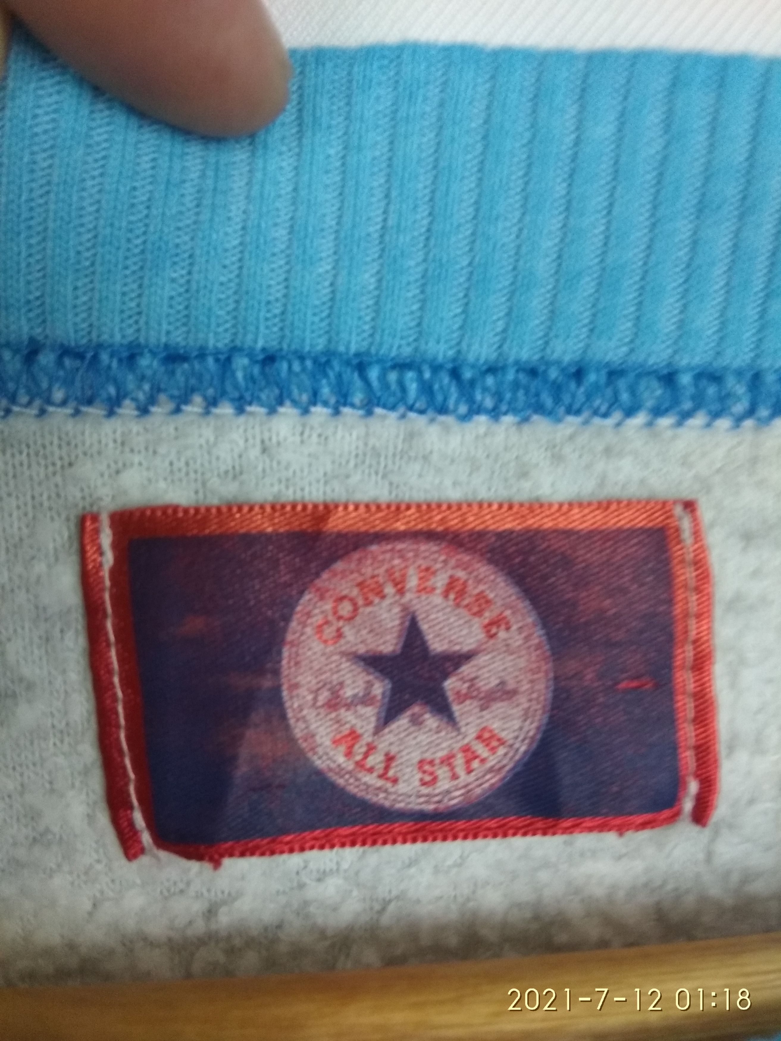 Converse × Vintage Vintage 70s 80s Converse Chuck Taylor Big Logo Sweatshirt Size US M / EU 48-50 / 2 - 4 Thumbnail