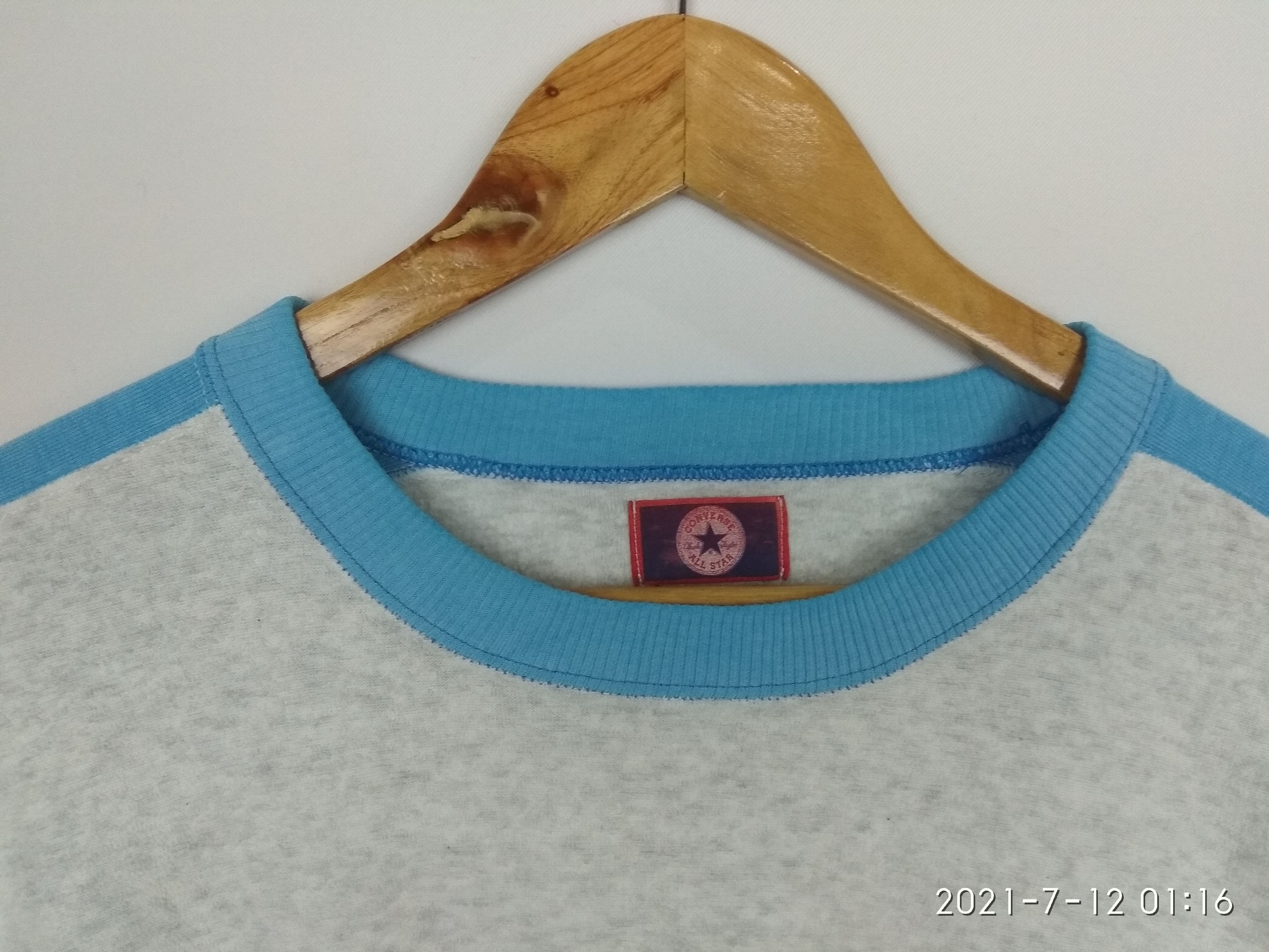 Converse × Vintage Vintage 70s 80s Converse Chuck Taylor Big Logo Sweatshirt Size US M / EU 48-50 / 2 - 8 Thumbnail