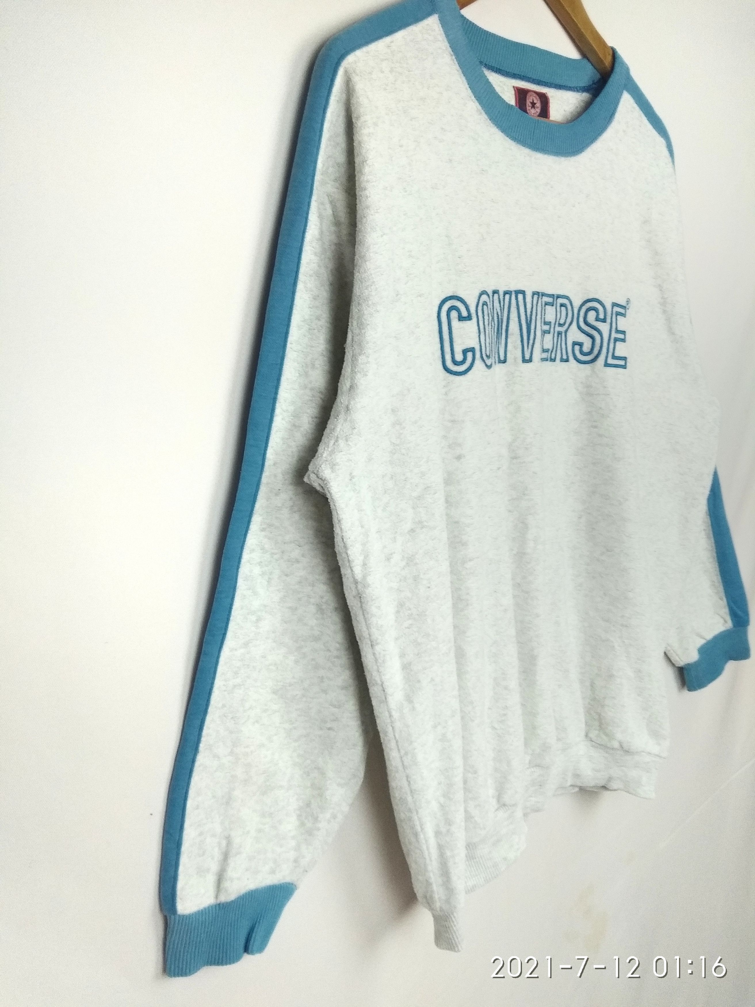 Converse × Vintage Vintage 70s 80s Converse Chuck Taylor Big Logo Sweatshirt Size US M / EU 48-50 / 2 - 3 Thumbnail