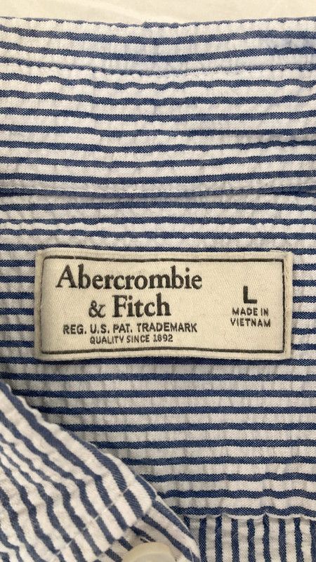 Abercrombie & Fitch aa . L . SEERSUCKER SHIRT - MIV Size US L / EU 52-54 / 3 - 3 Thumbnail