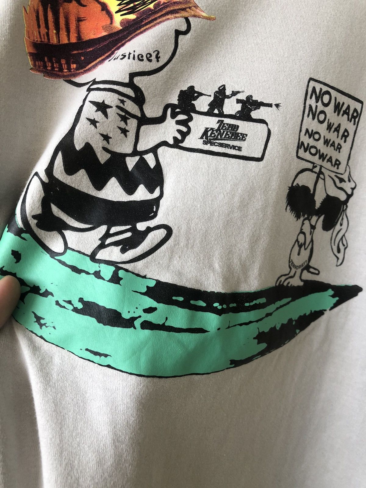Japanese Brand Vintage BRTH Breath x Teed Kenedee Terrorist Squad T-Shirt Size US L / EU 52-54 / 3 - 7 Thumbnail
