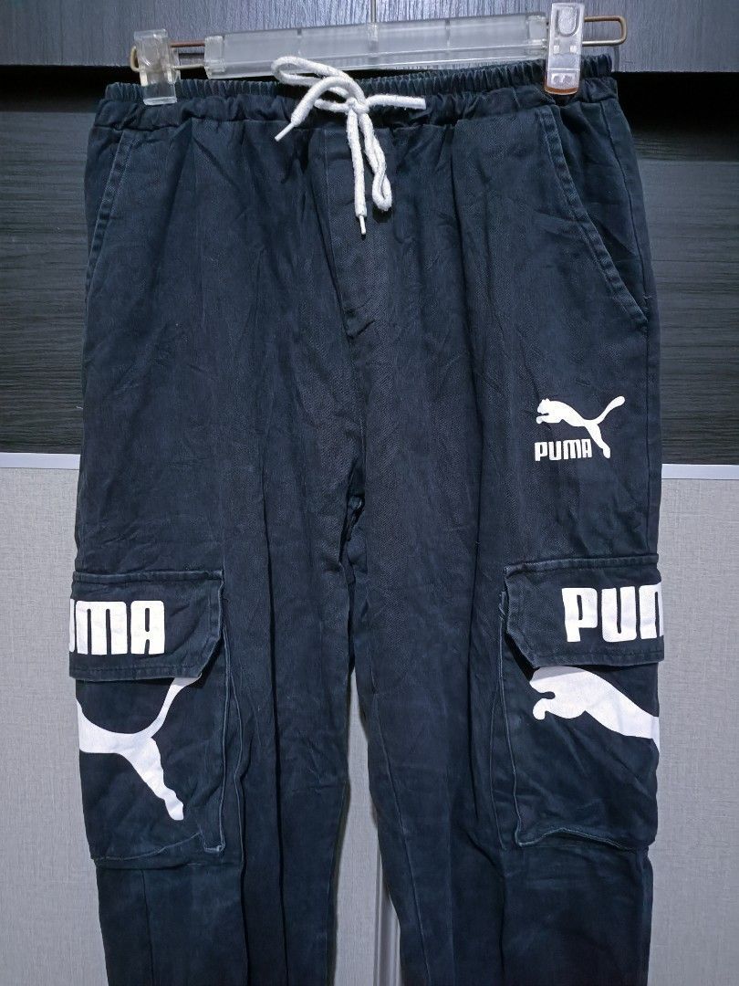 Puma × Vintage Puma jogger cargo pants 6 pockets Size US 28 / EU 44 - 2 Thumbnail