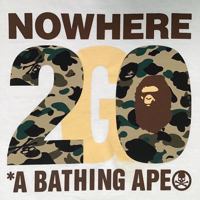 2013 BAPE × mastermind NW 20th T-shirt a bathing ape
