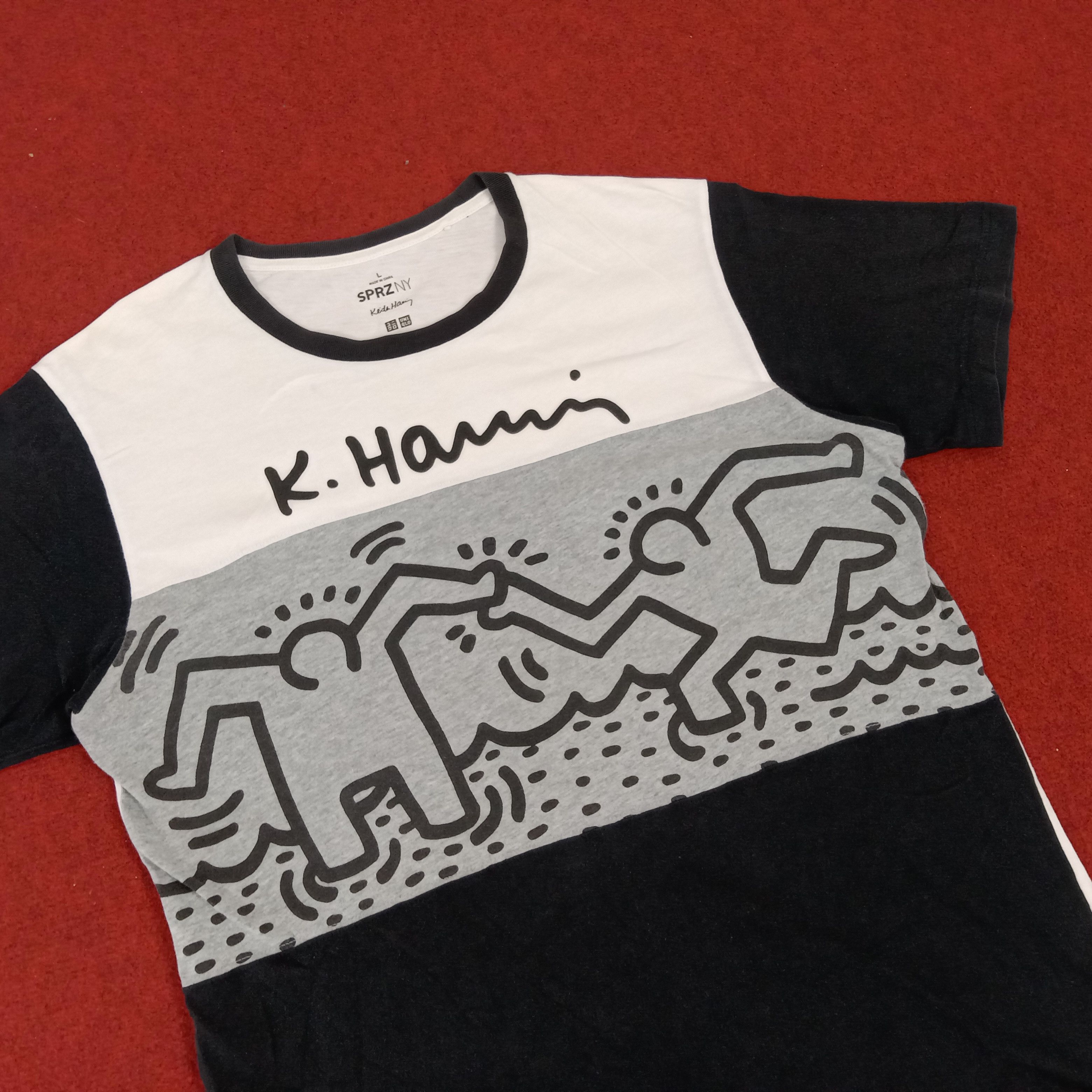 Japanese Brand × Keith Haring Keith Haring x Japanese Brand Streetwear Logo Style Tshirt Size US L / EU 52-54 / 3 - 2 Thumbnail