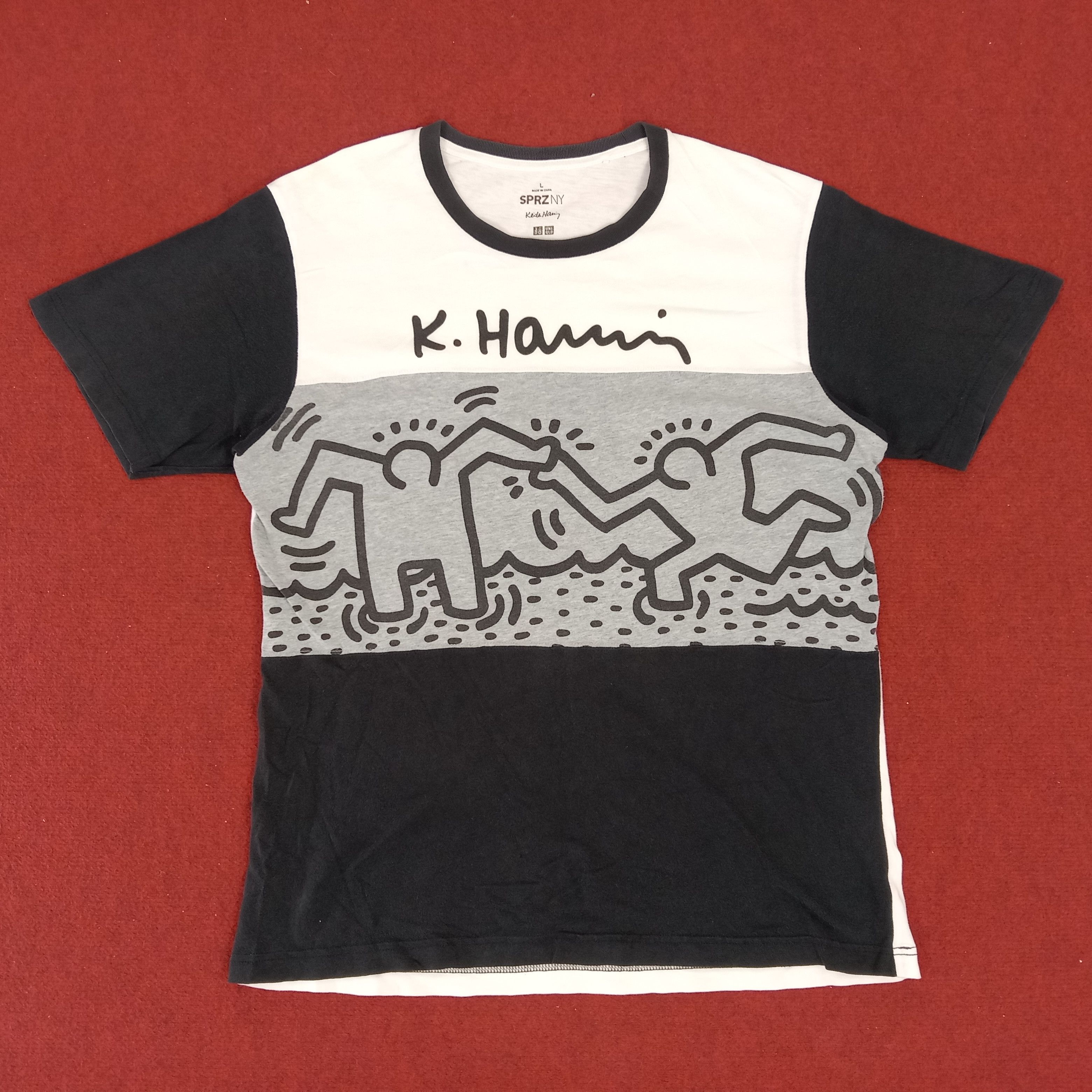 Japanese Brand × Keith Haring Keith Haring x Japanese Brand Streetwear Logo Style Tshirt Size US L / EU 52-54 / 3 - 1 Thumbnail