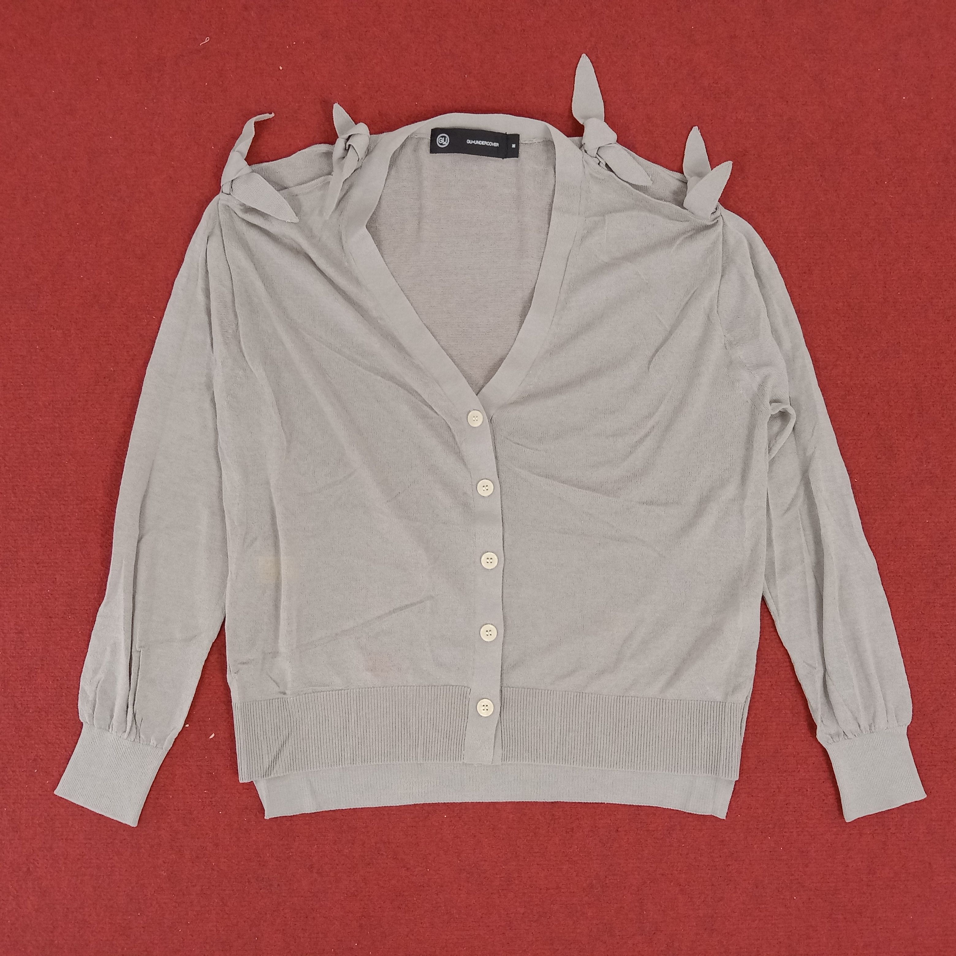 GU GU x Undercover Japanese Brand Women Cardigan Sweater Size S / US 4 / IT 40 - 1 Thumbnail