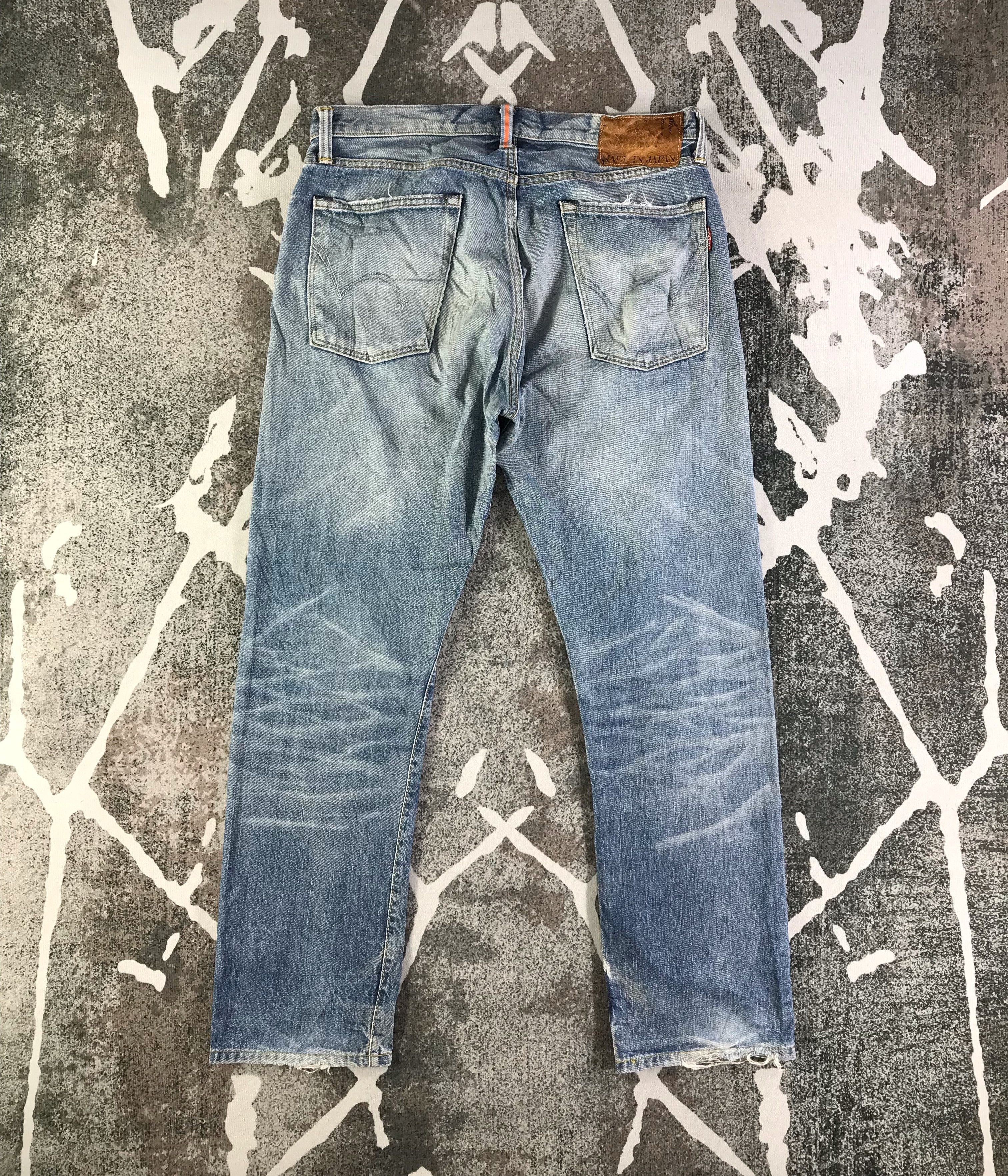 Edwin × Vintage Vintage Edwin Selvedge Jeans Redline Denim Size US 32 / EU 48 - 2 Thumbnail