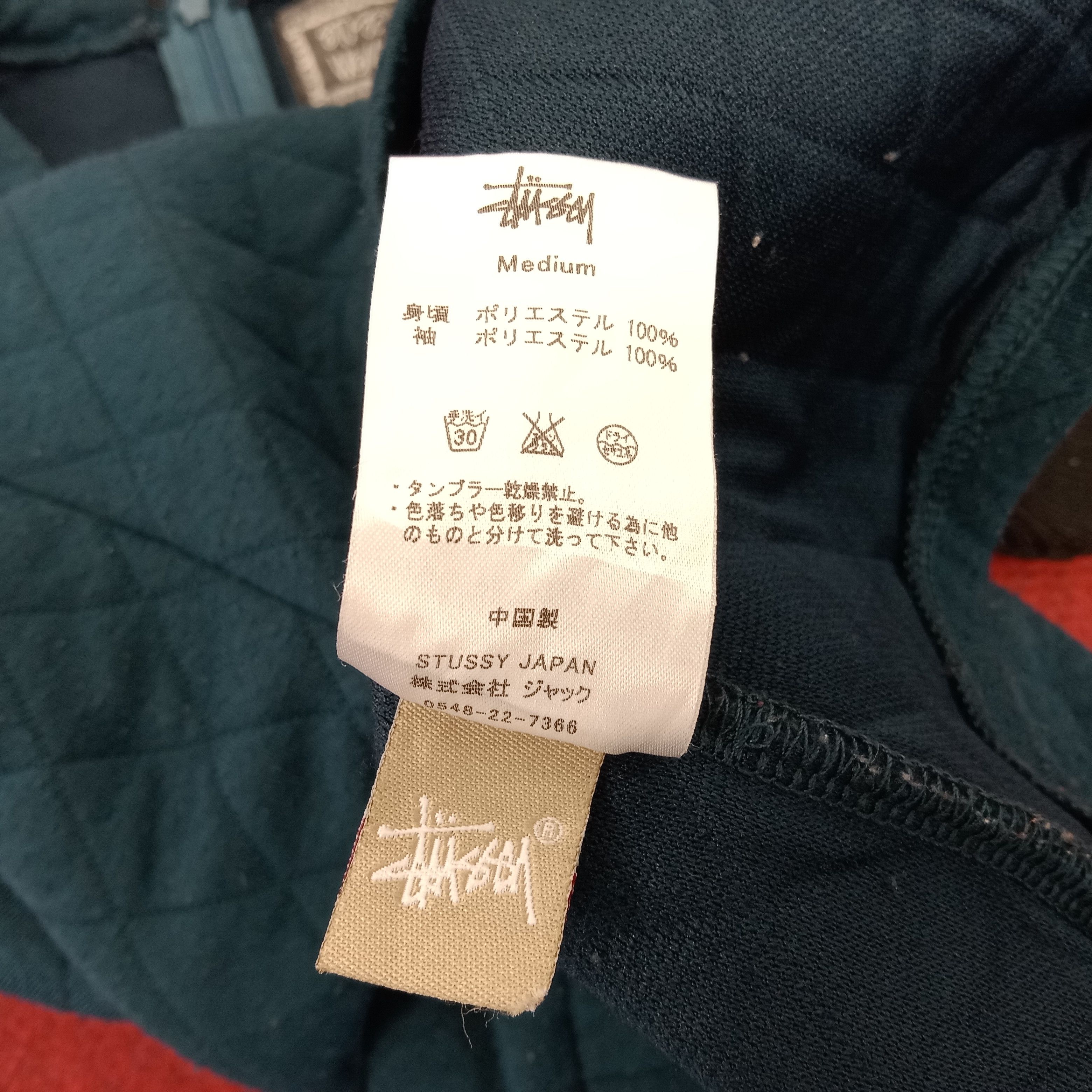 Other Stussy Women Custom Logo Style Zipper Sweater Tshirt Size M / US 6-8 / IT 42-44 - 9 Thumbnail
