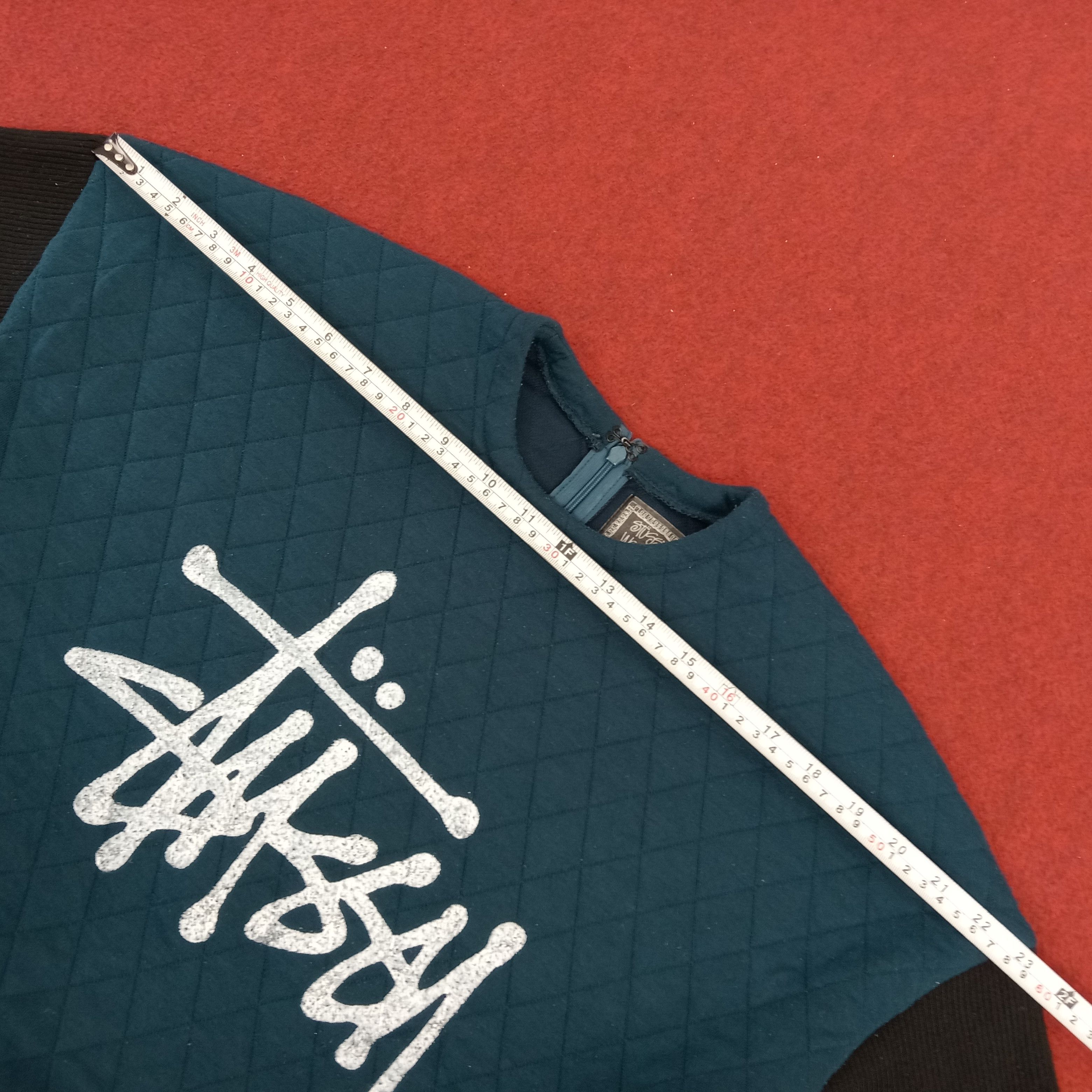 Other Stussy Women Custom Logo Style Zipper Sweater Tshirt Size M / US 6-8 / IT 42-44 - 12 Thumbnail
