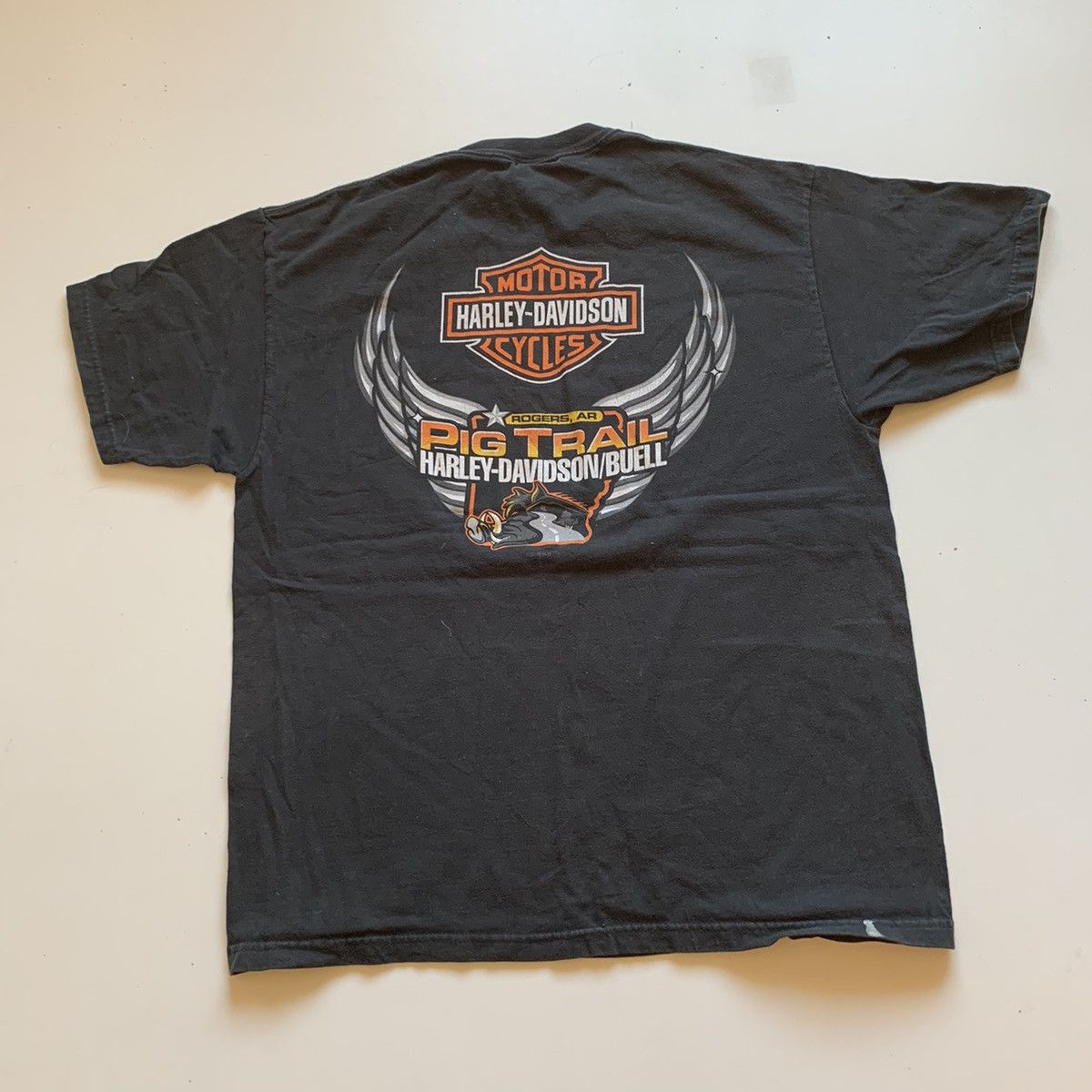 Harley Davidson Vintage 2000s Harley Davidson Motorcycles Graphic T Shirt Size US L / EU 52-54 / 3 - 3 Thumbnail